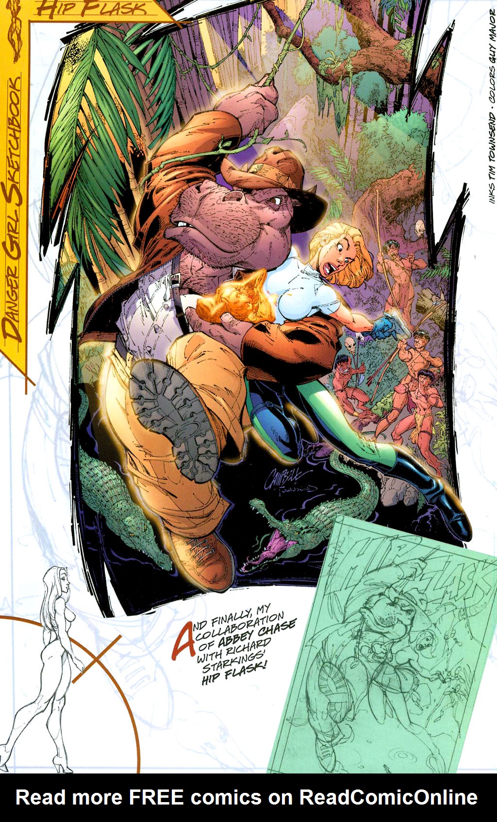 Read online J. Scott Campbell's Danger Girl Sketchbook comic -  Issue # Full - 37