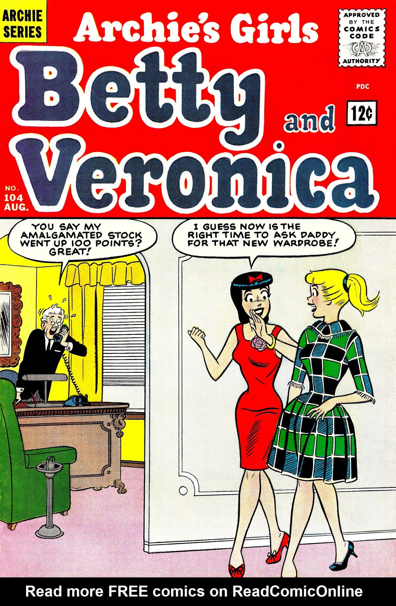 Read online Archie's Girls Betty and Veronica comic -  Issue #104 - 1