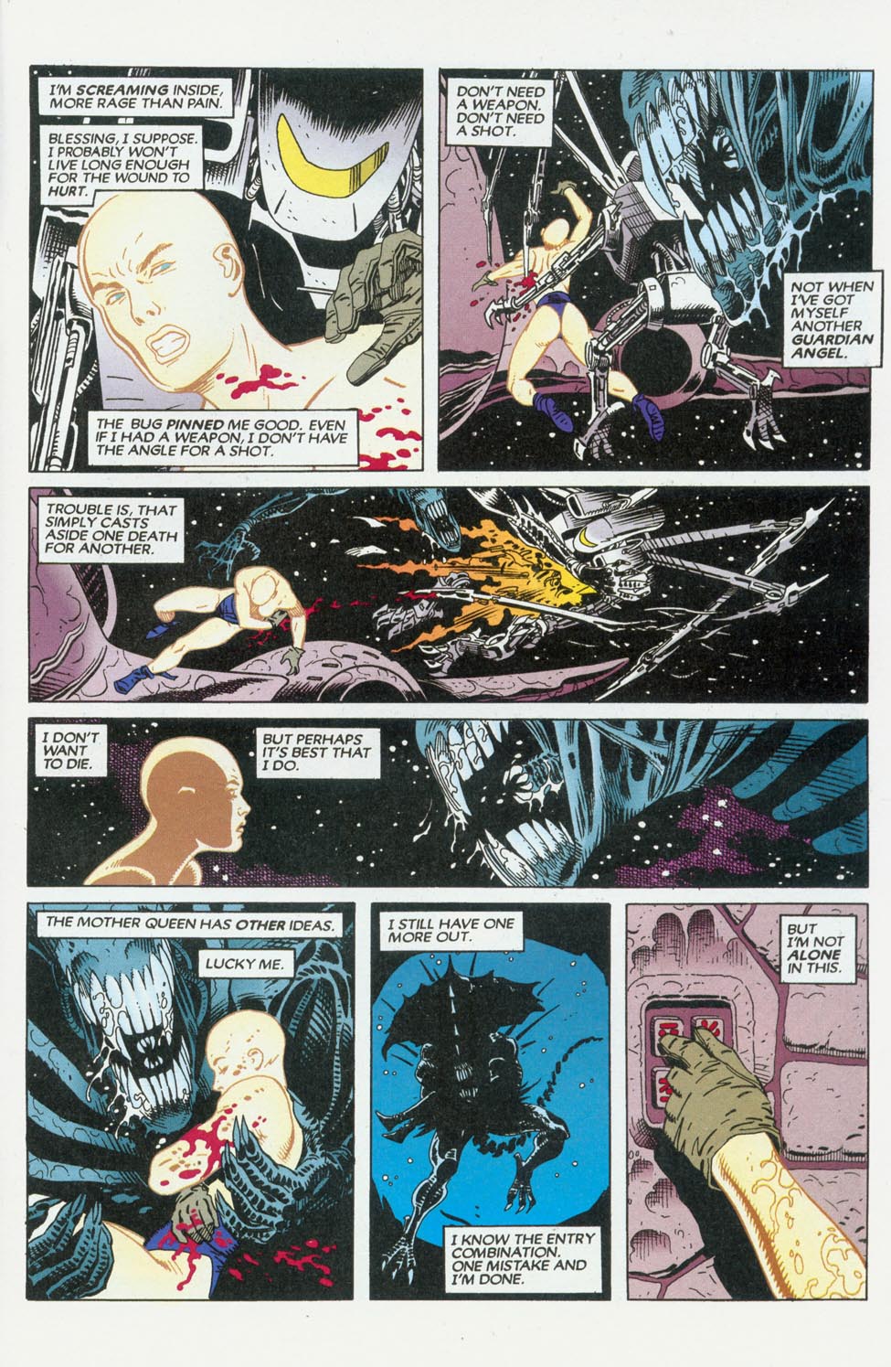 Read online Aliens/Predator: The Deadliest of the Species comic -  Issue #9 - 25