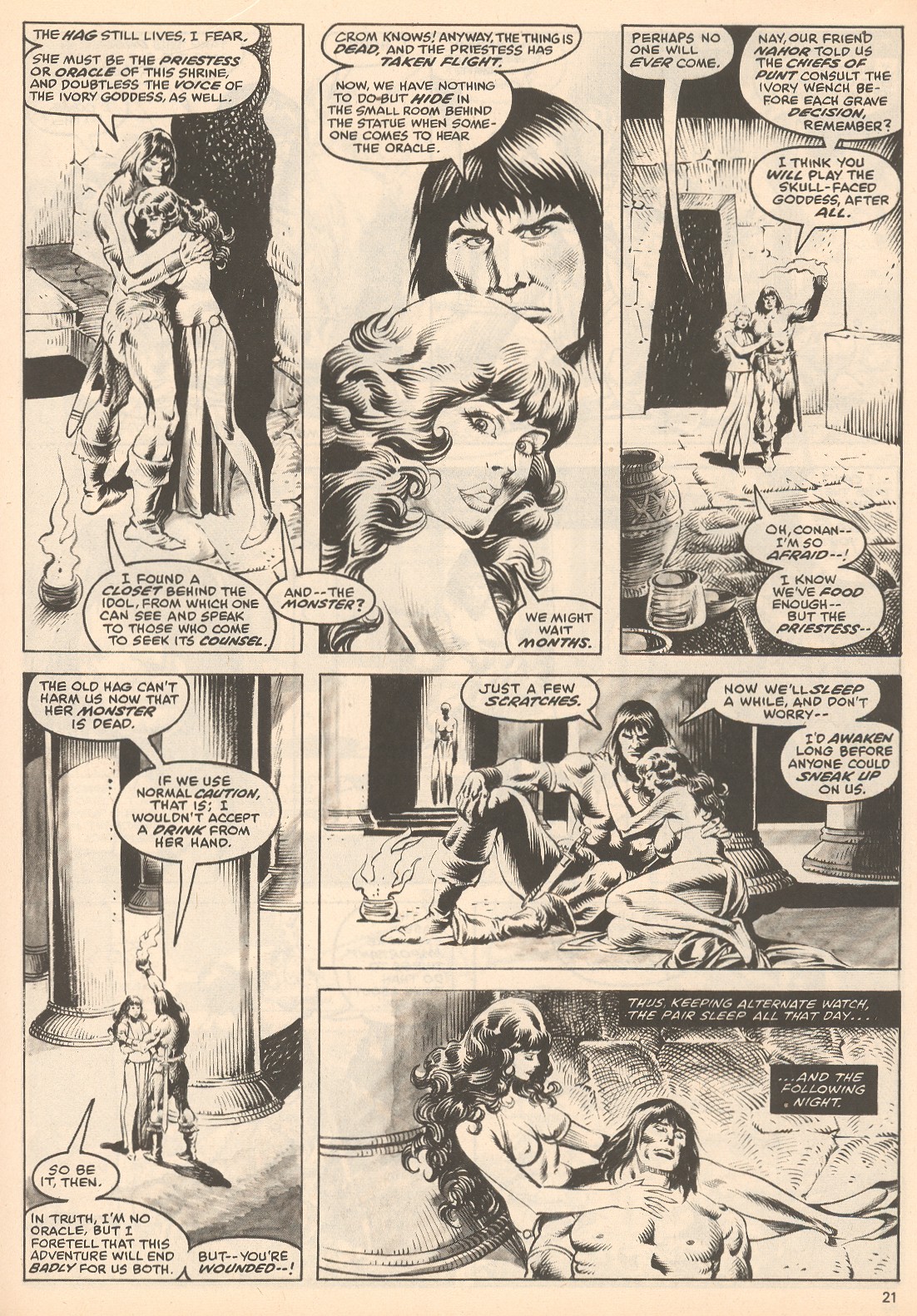 Read online The Savage Sword Of Conan comic -  Issue #60 - 21