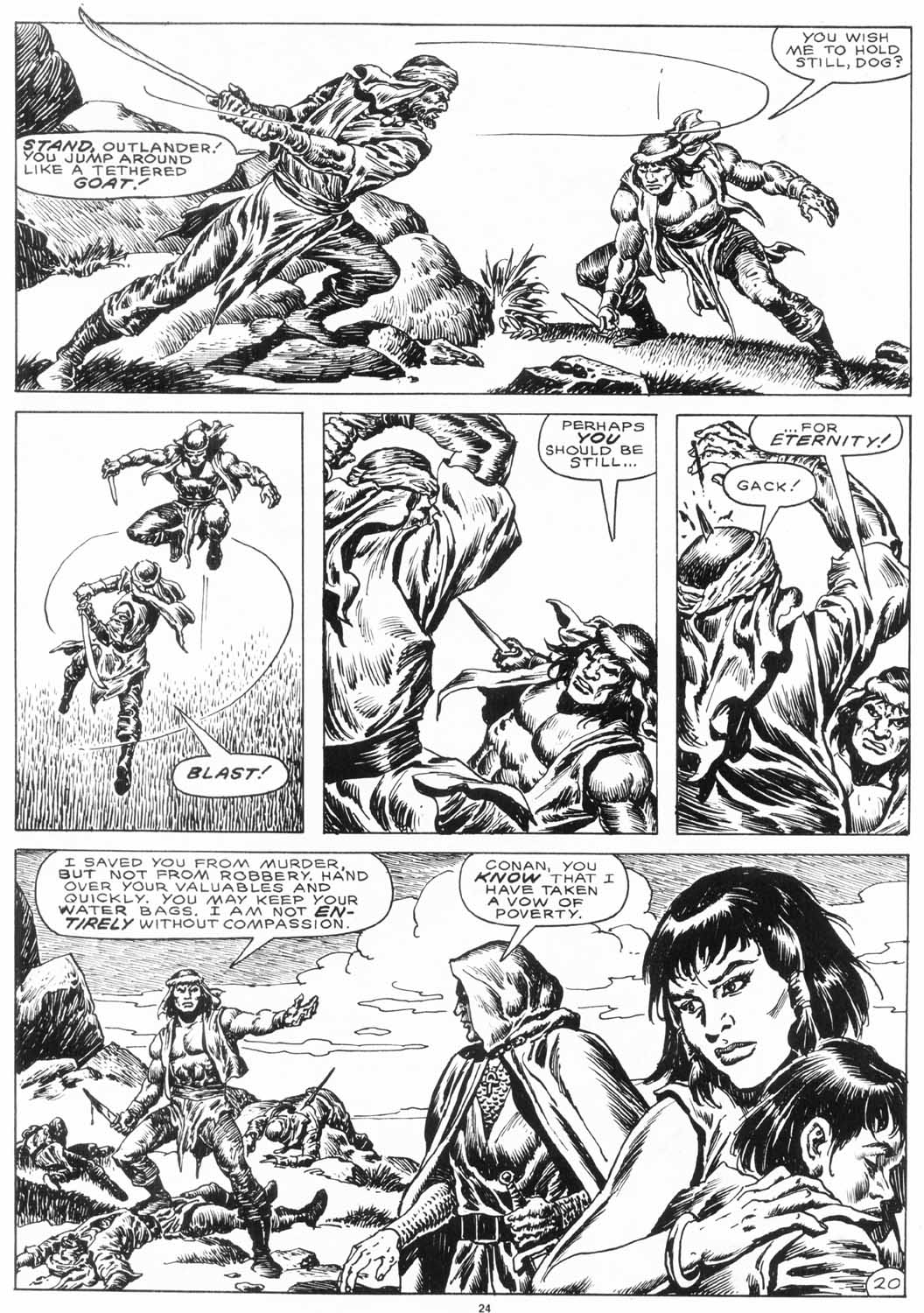 Read online The Savage Sword Of Conan comic -  Issue #152 - 26