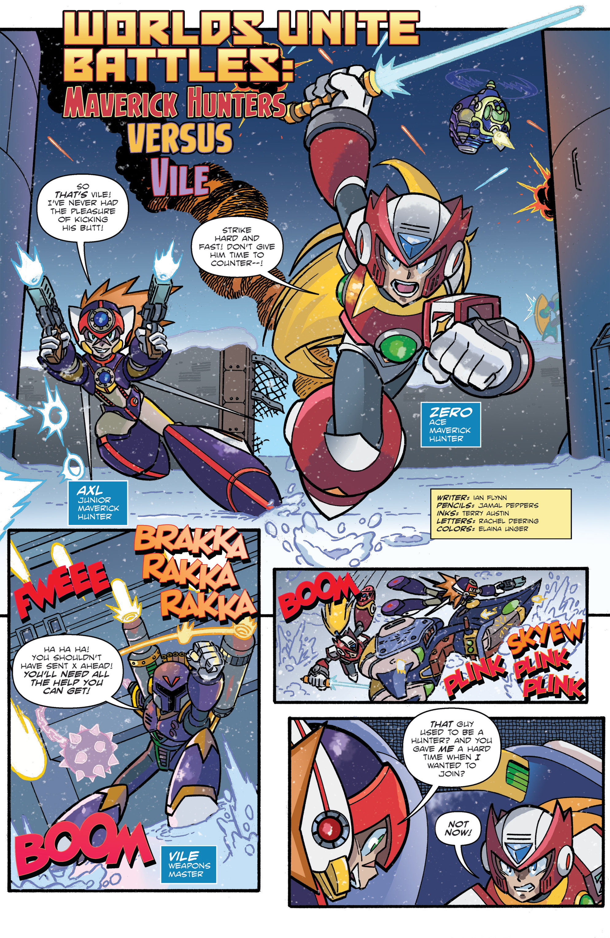 Read online Mega Man: Worlds Unite Battles comic -  Issue # Full - 12