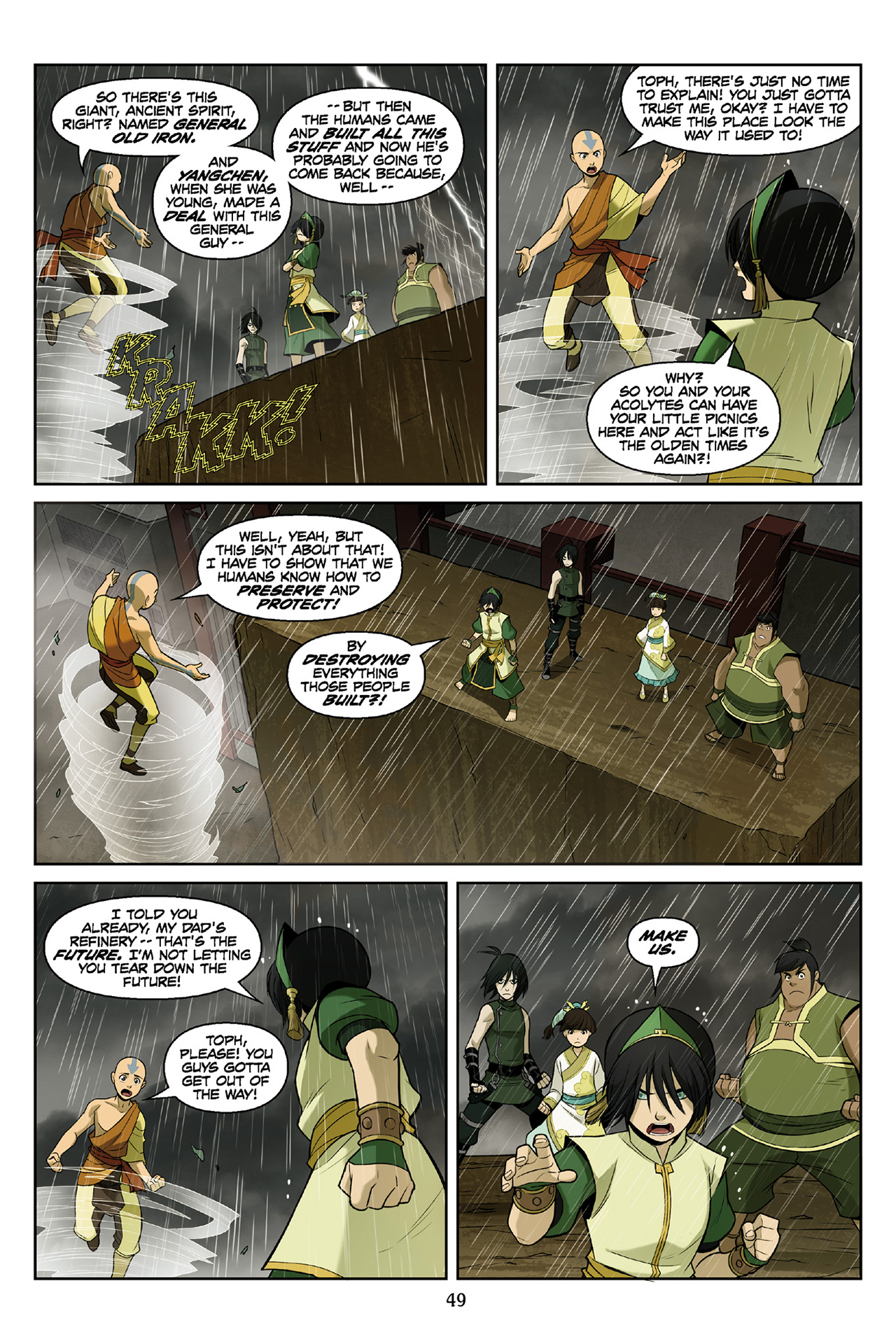 Read online Nickelodeon Avatar: The Last Airbender - The Rift comic -  Issue # Part 3 - 50