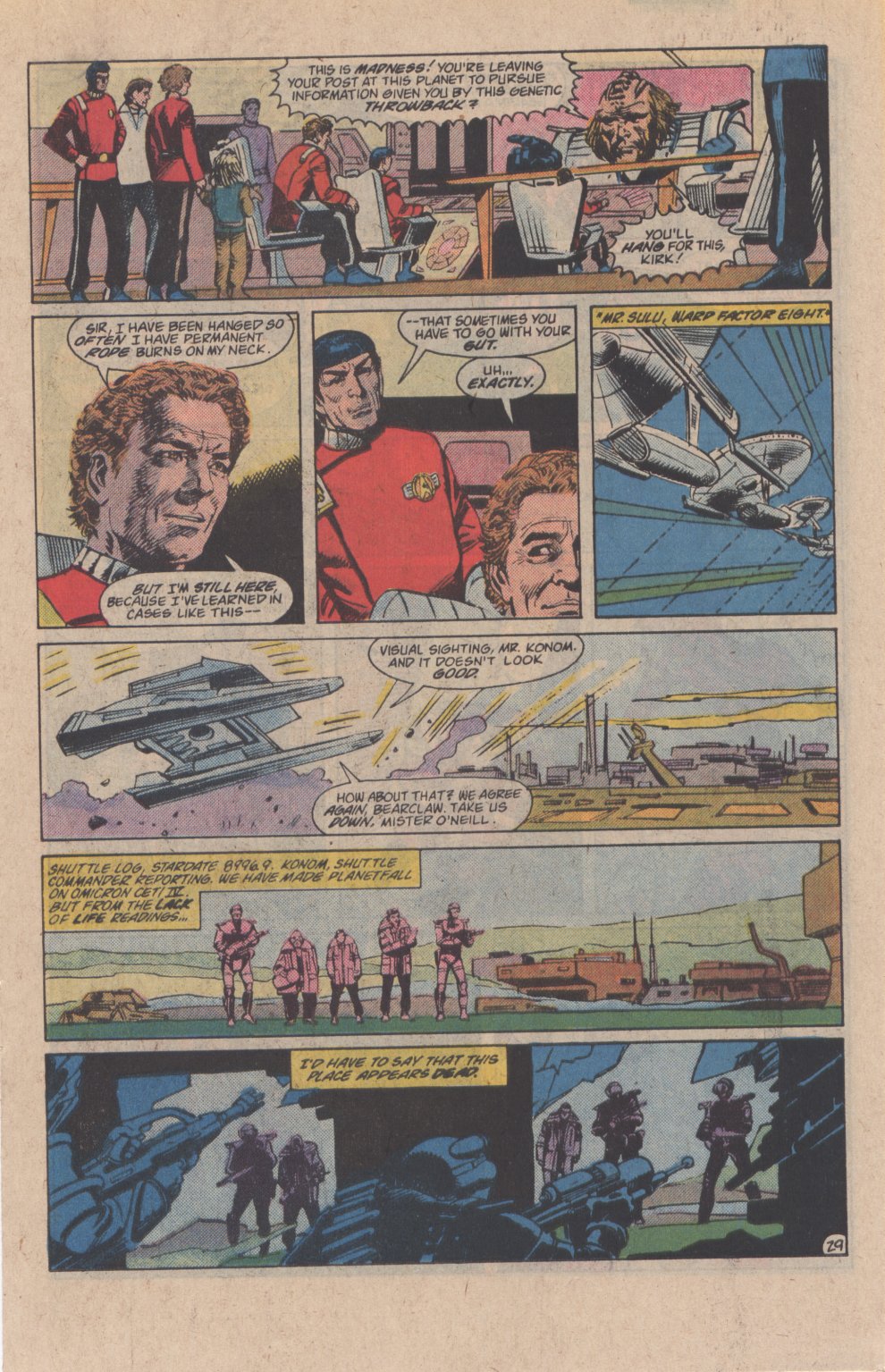 Read online Star Trek (1984) comic -  Issue #50 - 31