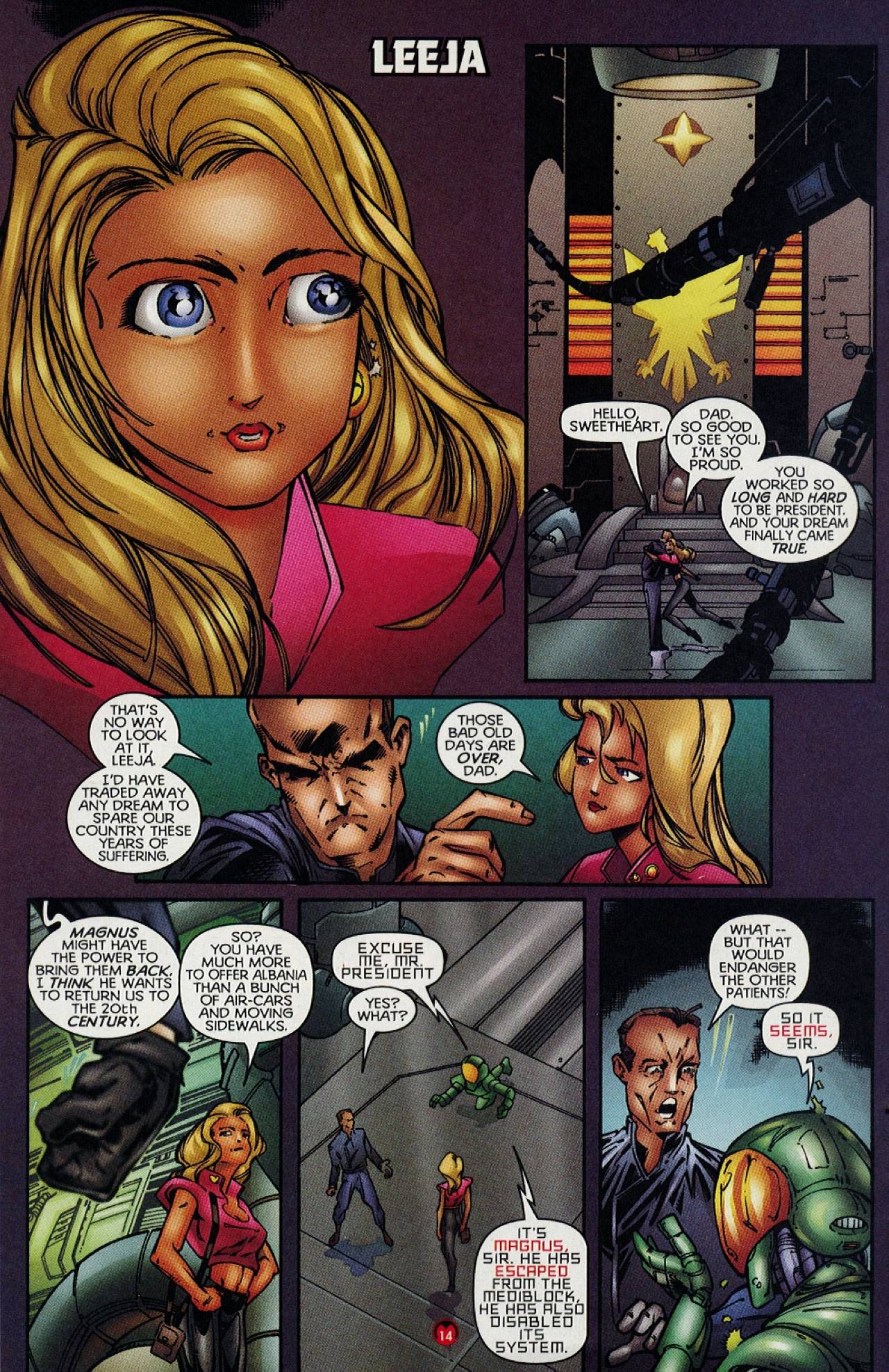 Read online Magnus Robot Fighter (1997) comic -  Issue #13 - 12