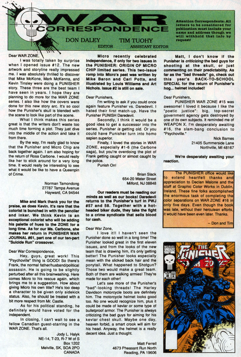 Read online The Punisher War Zone comic -  Issue #21 - 24