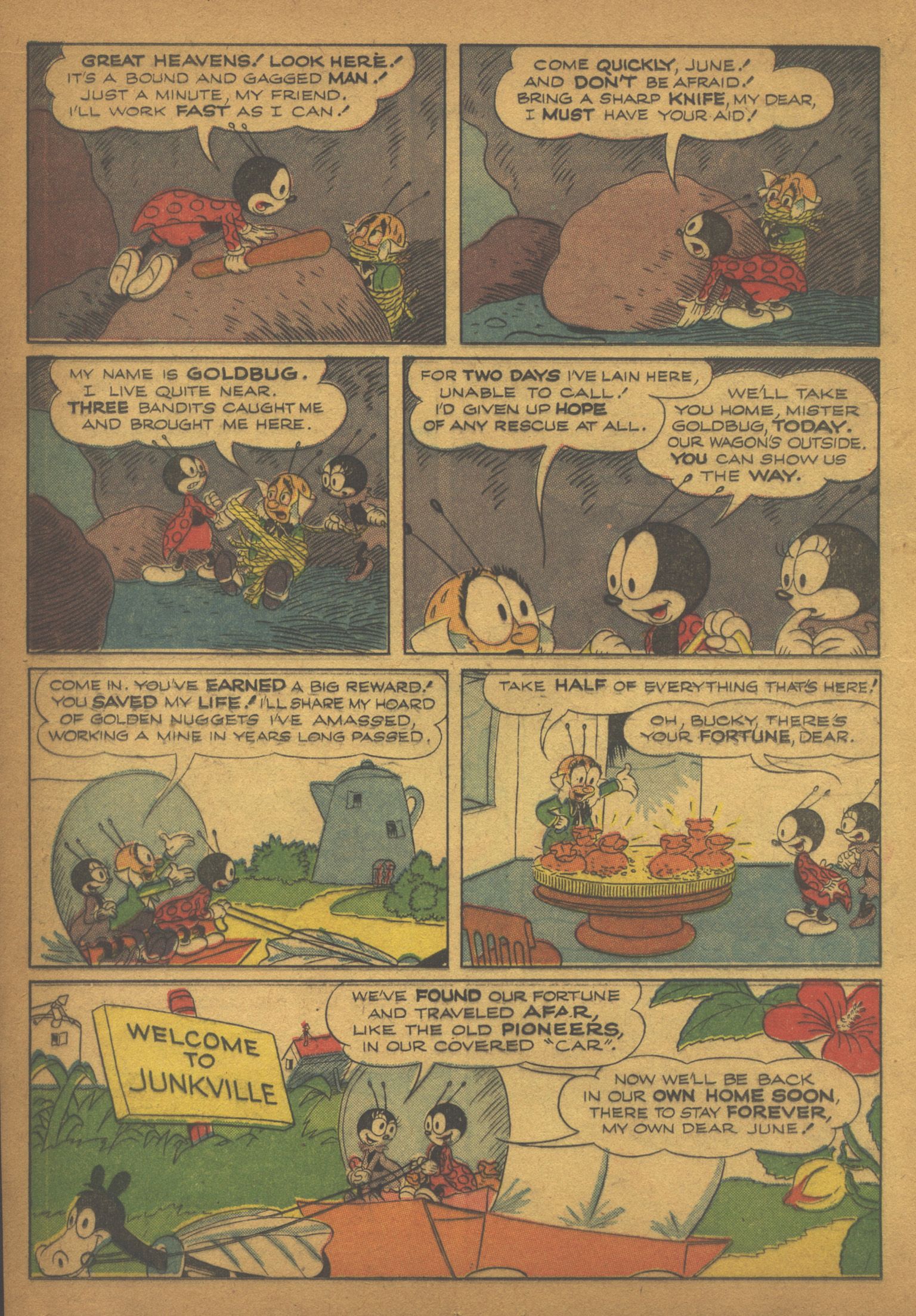 Read online Walt Disney's Comics and Stories comic -  Issue #43 - 22