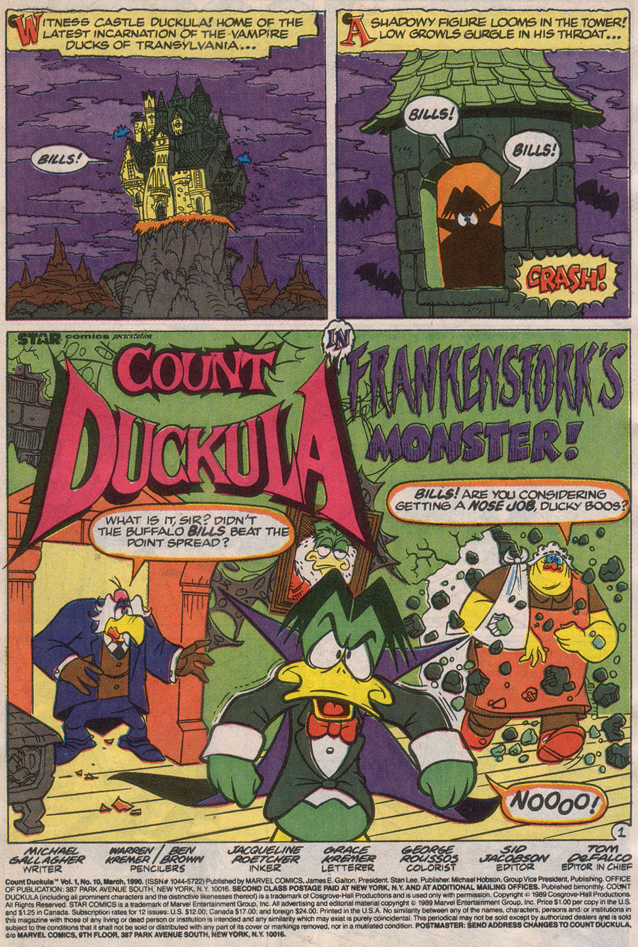 Read online Count Duckula comic -  Issue #10 - 3