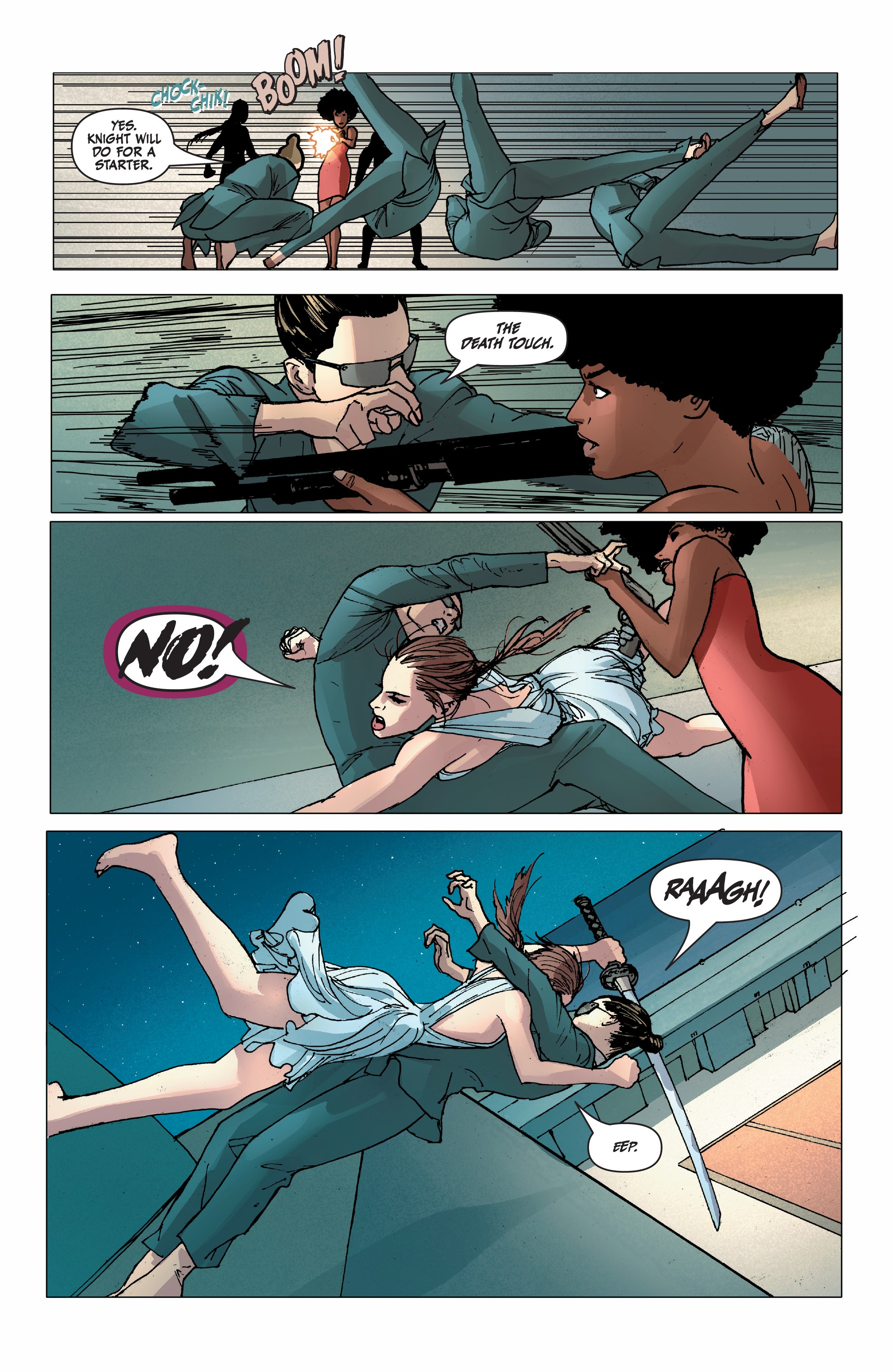 Read online Daughters of the Dragon (2018) comic -  Issue #3 - 34
