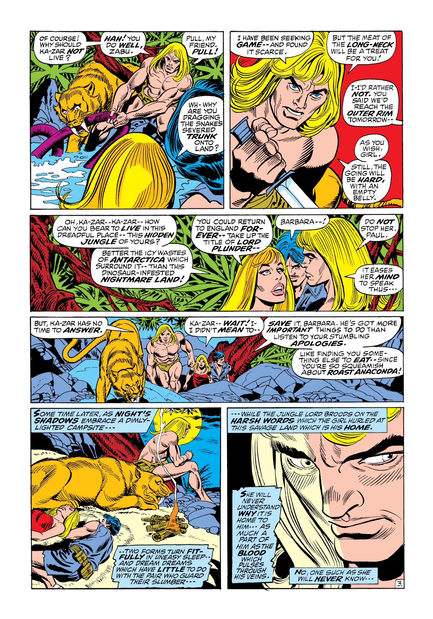 Read online Marvel Masterworks: Ka-Zar comic -  Issue # TPB 1 (Part 2) - 71