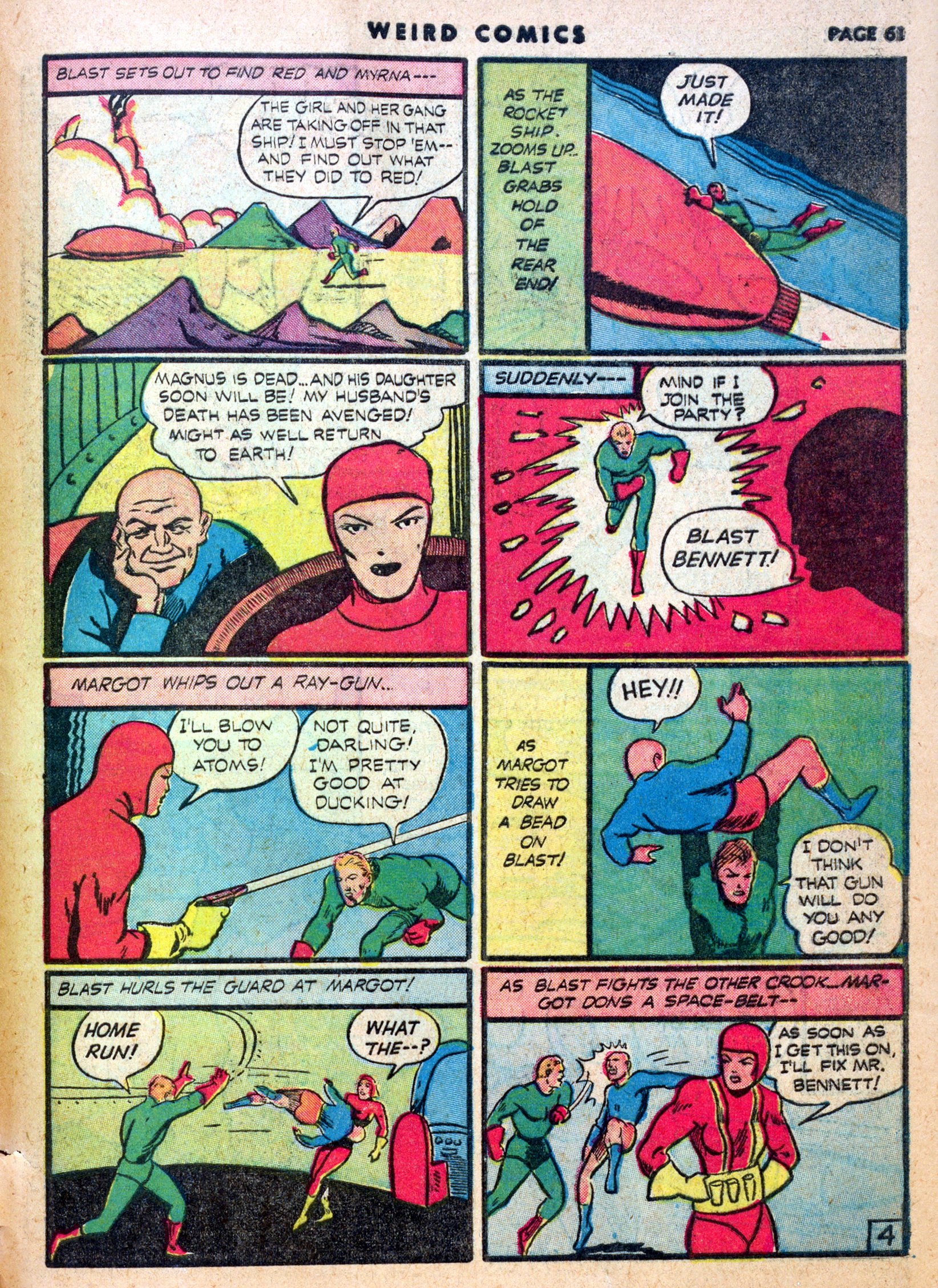 Read online Weird Comics comic -  Issue #14 - 62