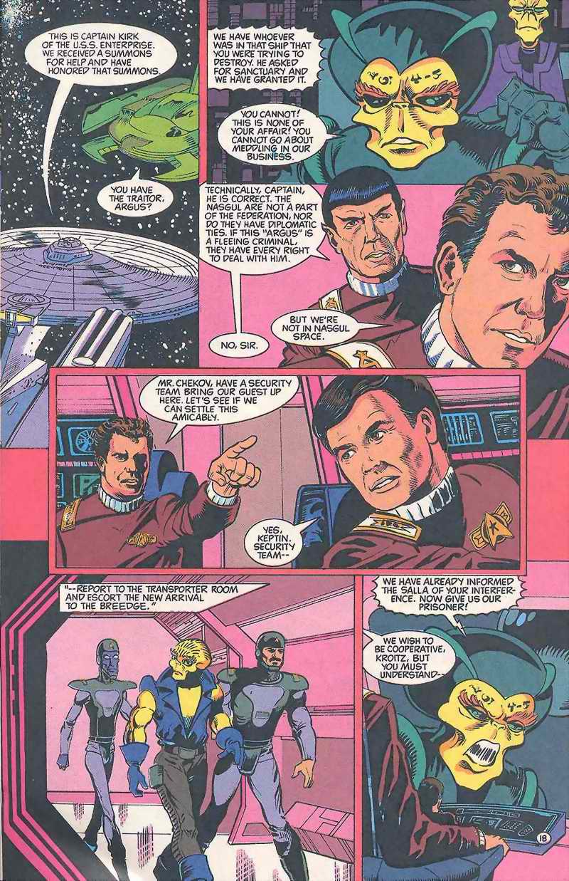 Read online Star Trek (1989) comic -  Issue #1 - 18