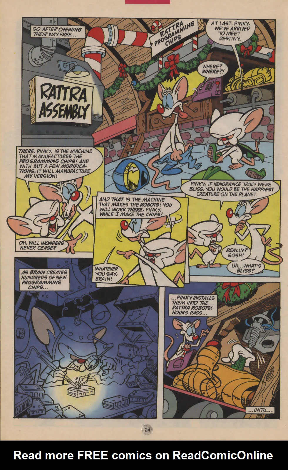 Read online Pinky and The Brain Christmas Special comic -  Issue # Full - 20