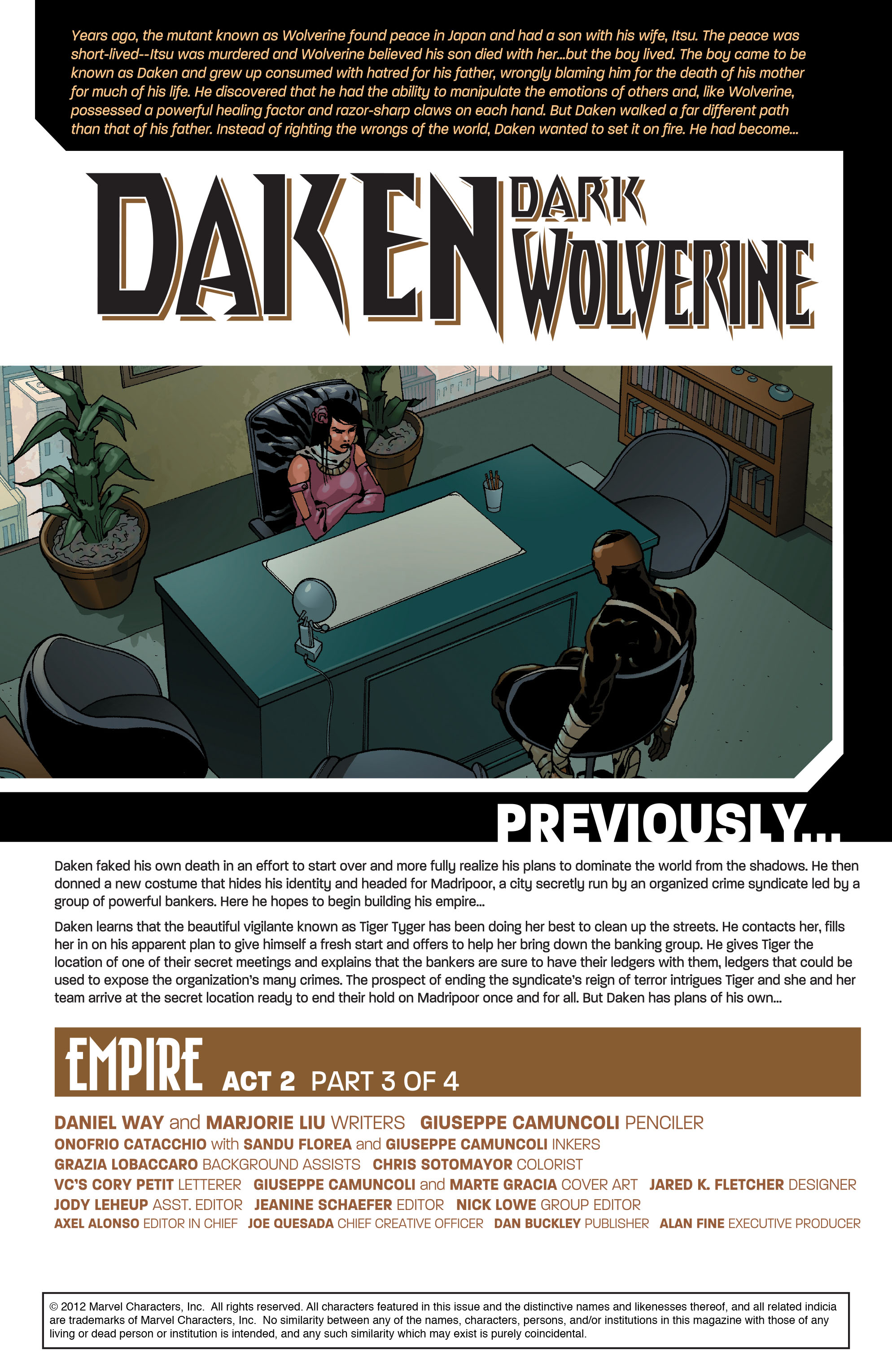 Read online Daken: Dark Wolverine comic -  Issue #6 - 2