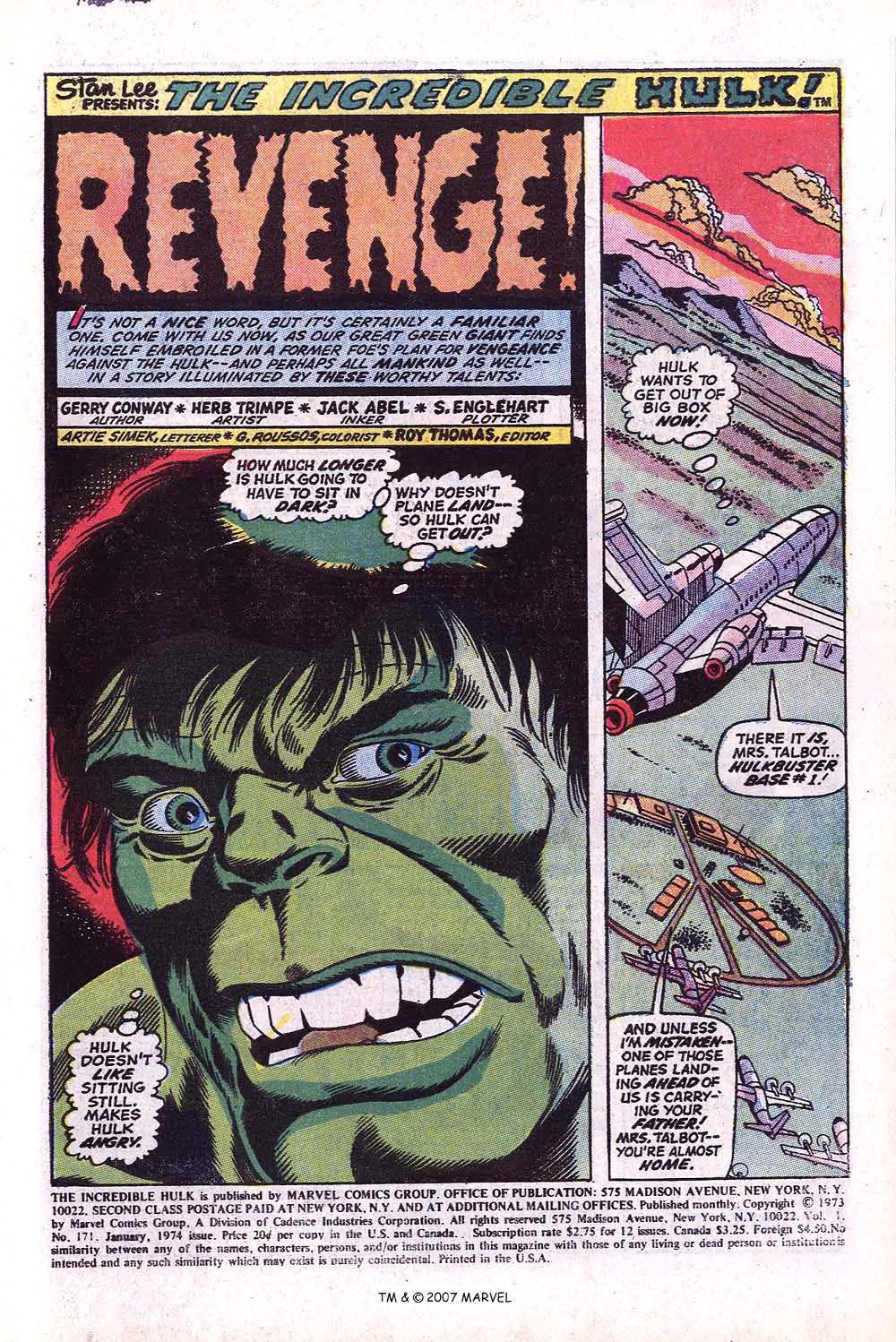 Read online The Incredible Hulk (1968) comic -  Issue #171 - 3