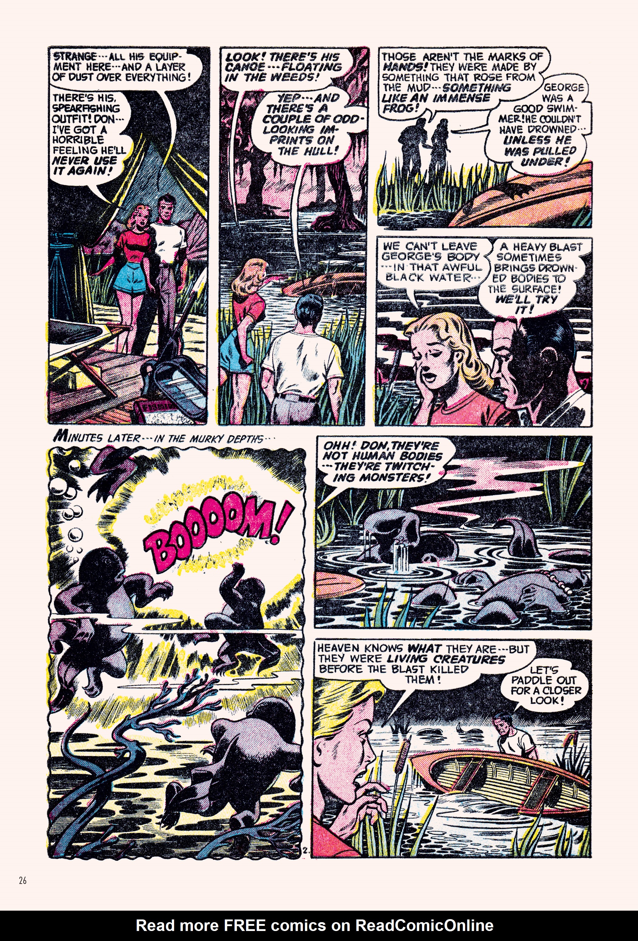Read online Classic Monsters of Pre-Code Horror Comics: Swamp Monsters comic -  Issue # TPB - 26