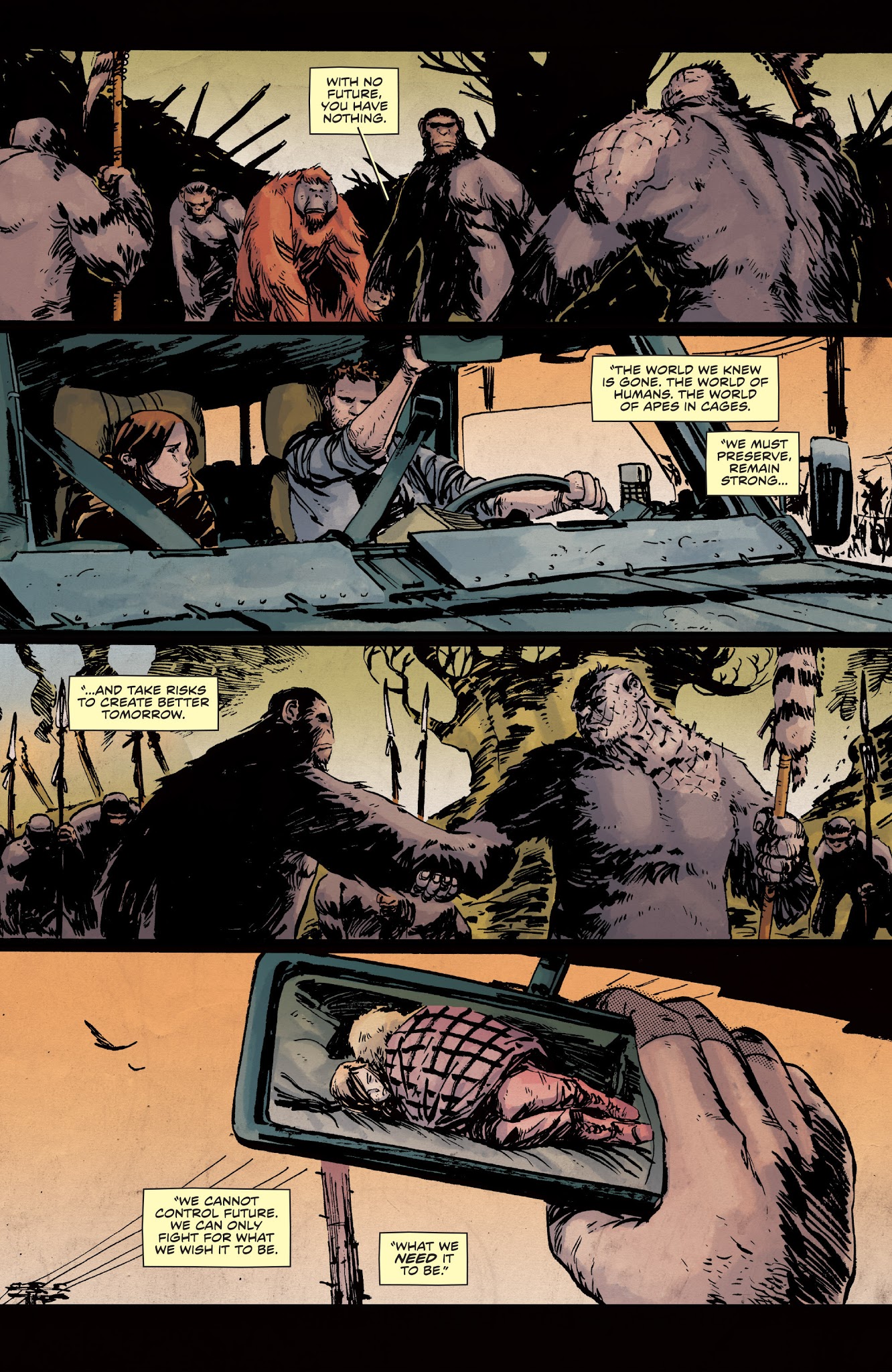 Read online Dawn of the Planet of the Apes comic -  Issue # TPB - 25
