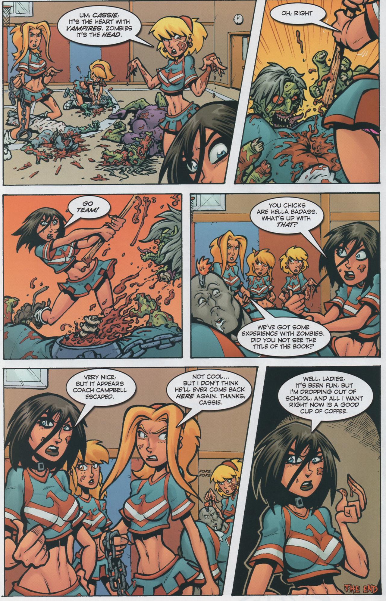 Read online Hack/Slash Meets Zombies vs. Cheerleaders comic -  Issue # Full - 32