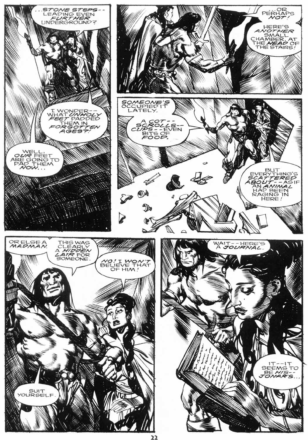 Read online The Savage Sword Of Conan comic -  Issue #224 - 24