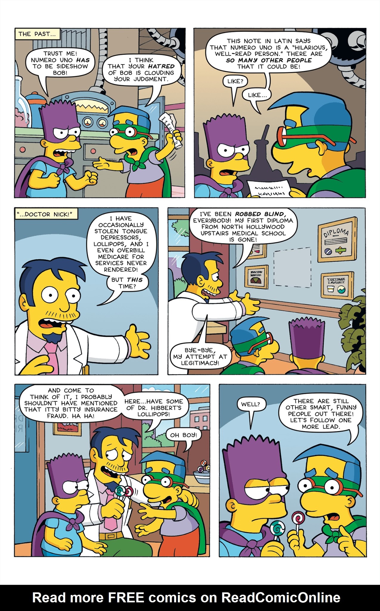 Read online Simpsons One-Shot Wonders: Bartman Spectacularly Super Secret Saga comic -  Issue #2 - 6