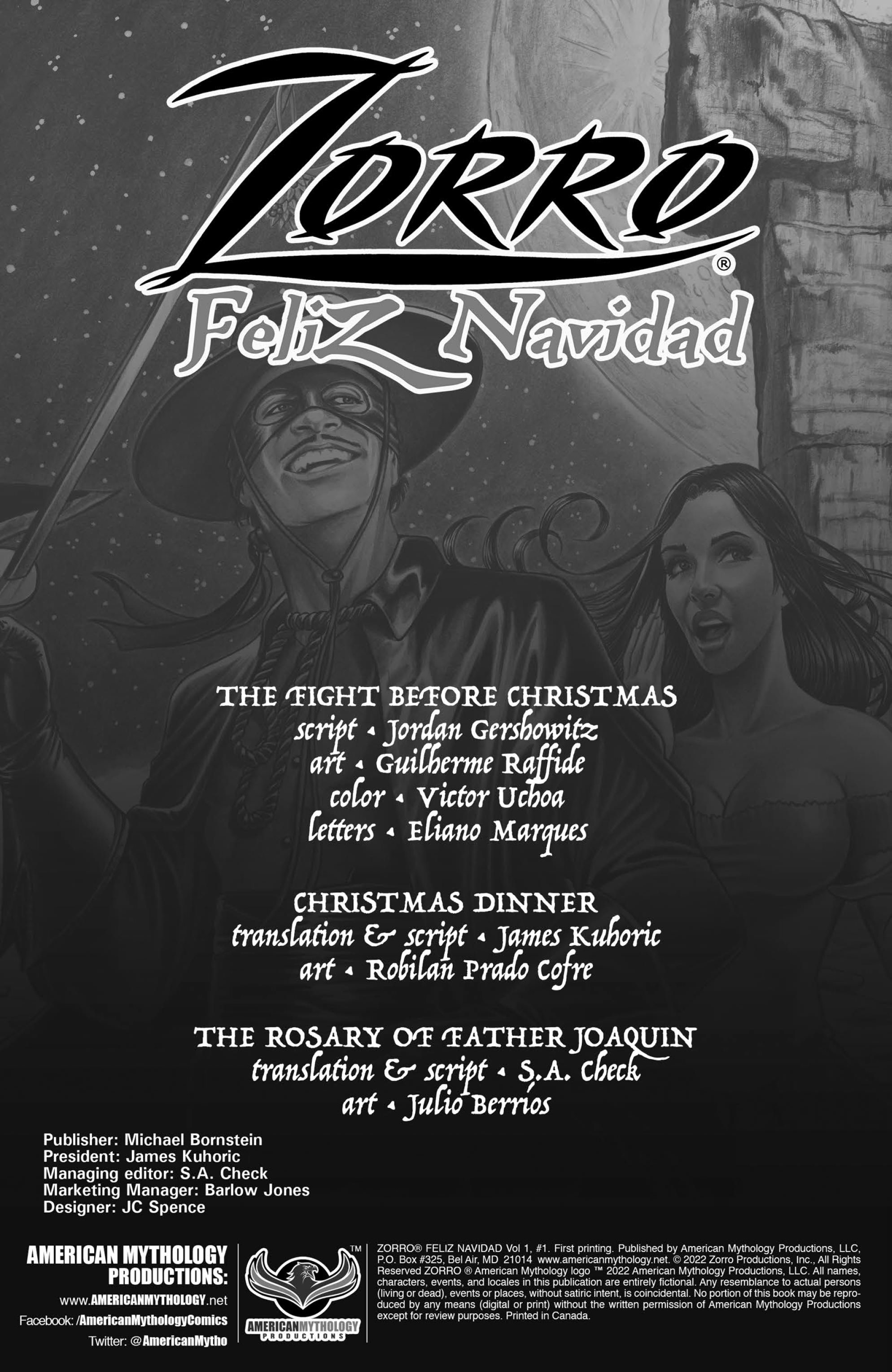 Read online Zorro Feliz Navidad comic -  Issue # Full - 2