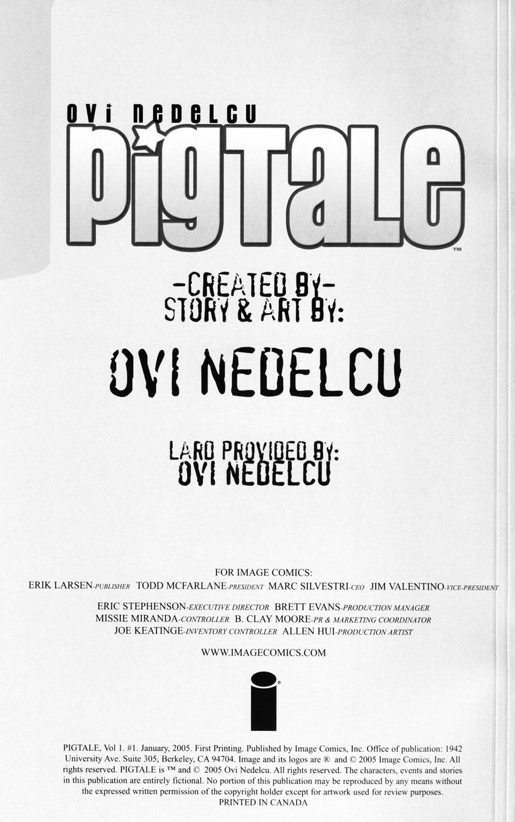 Read online Pigtale comic -  Issue #1 - 2