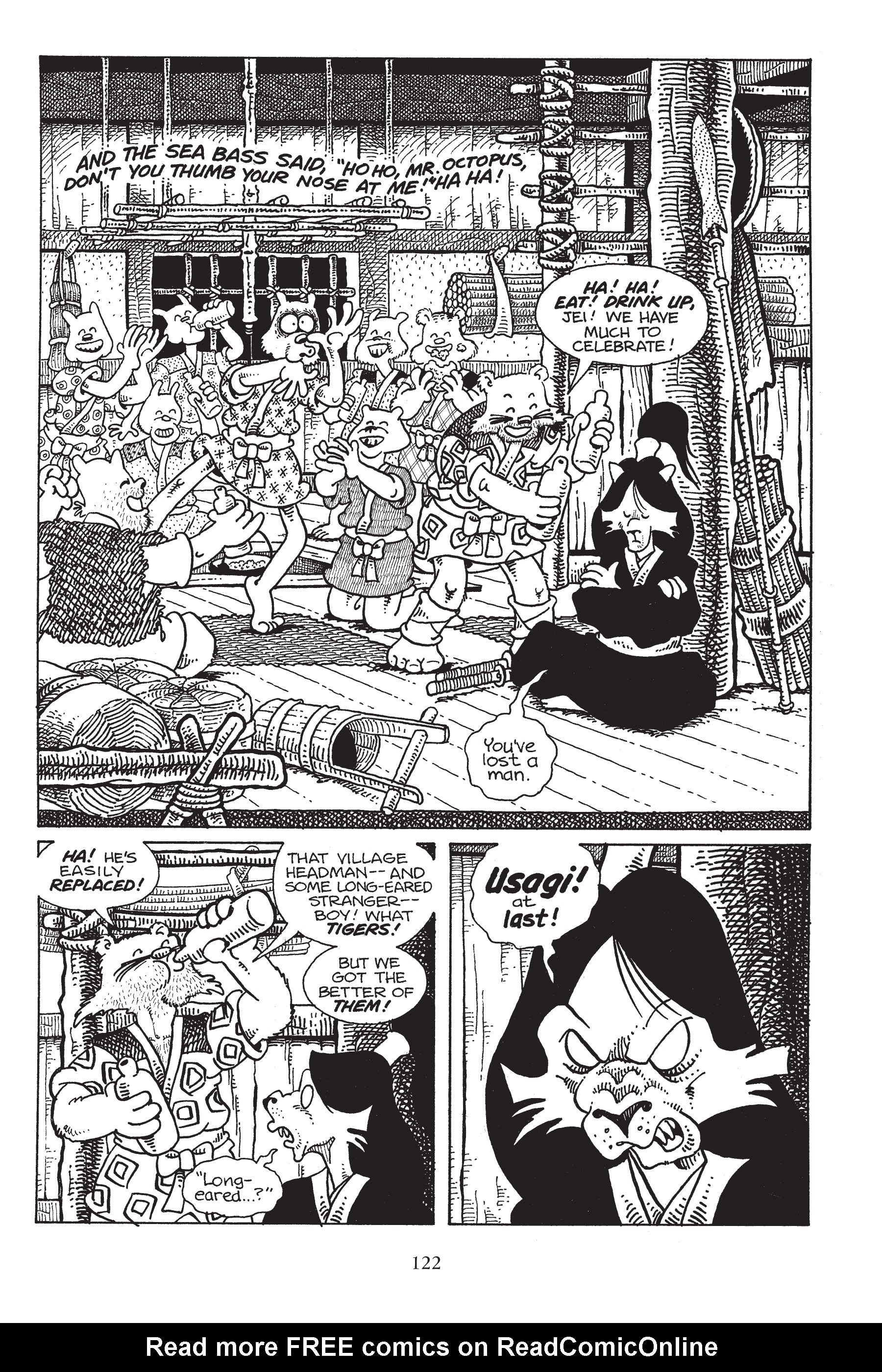 Read online Usagi Yojimbo (1987) comic -  Issue # _TPB 6 - 121