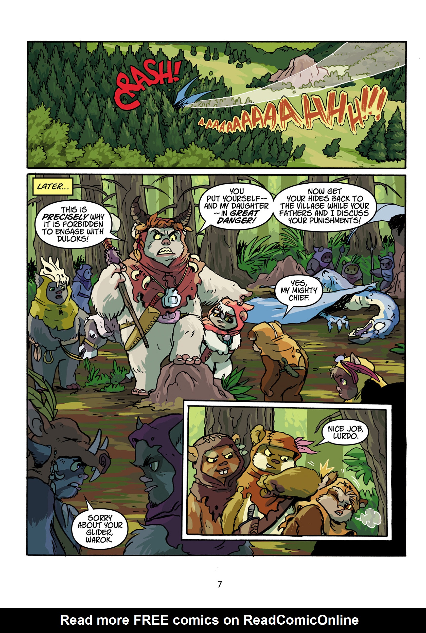 Read online Star Wars: Ewoks - Shadows of Endor comic -  Issue # TPB - 8