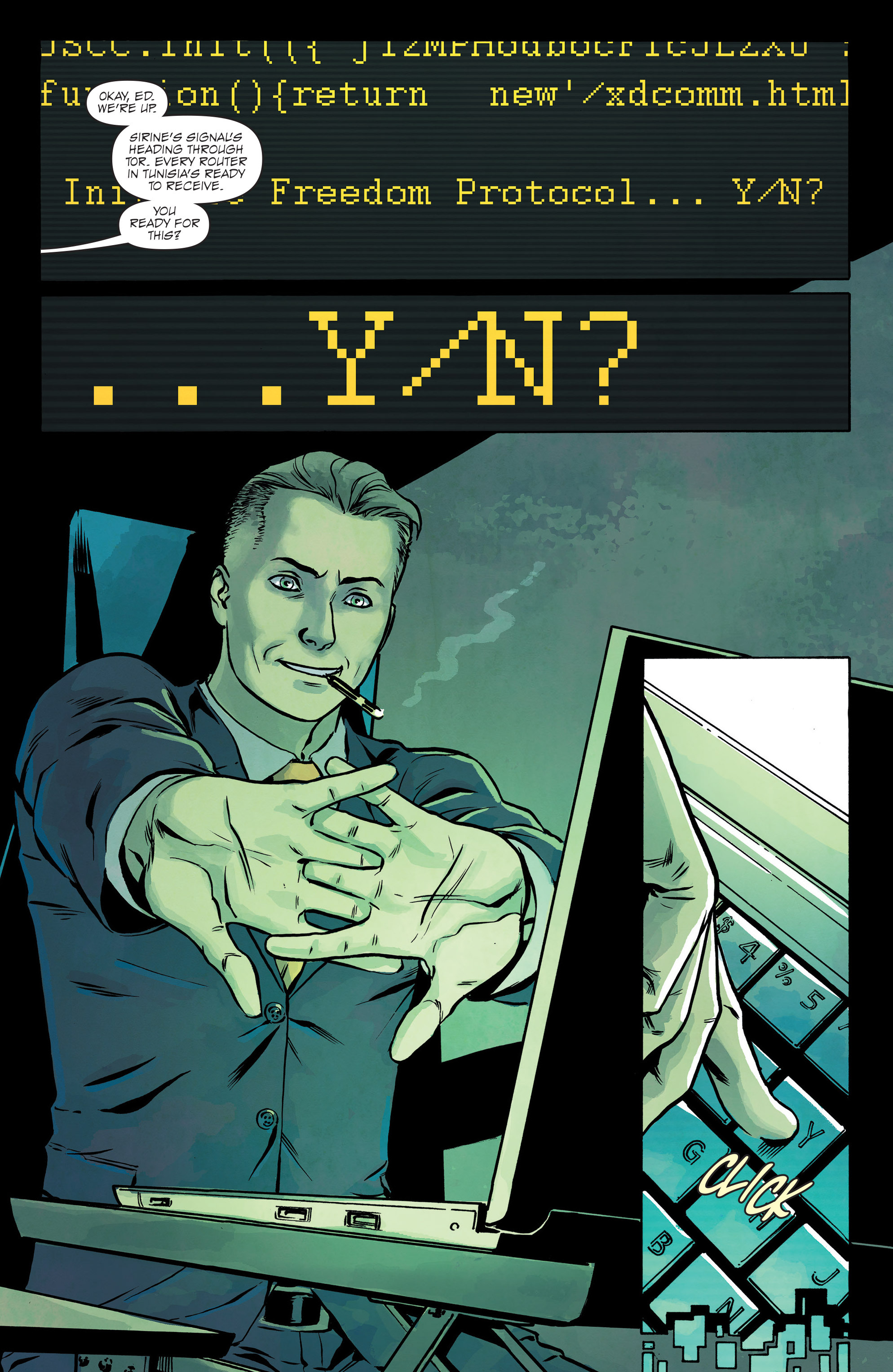 Read online Hacktivist comic -  Issue #1 - 9