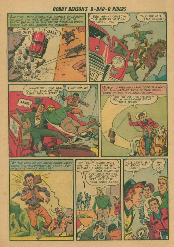 Read online Bobby Benson's B-Bar-B Riders comic -  Issue #1 - 34