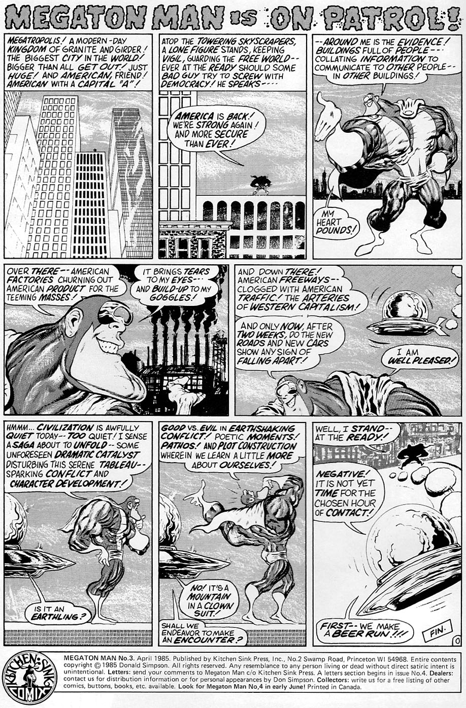 Read online Megaton Man comic -  Issue #3 - 2