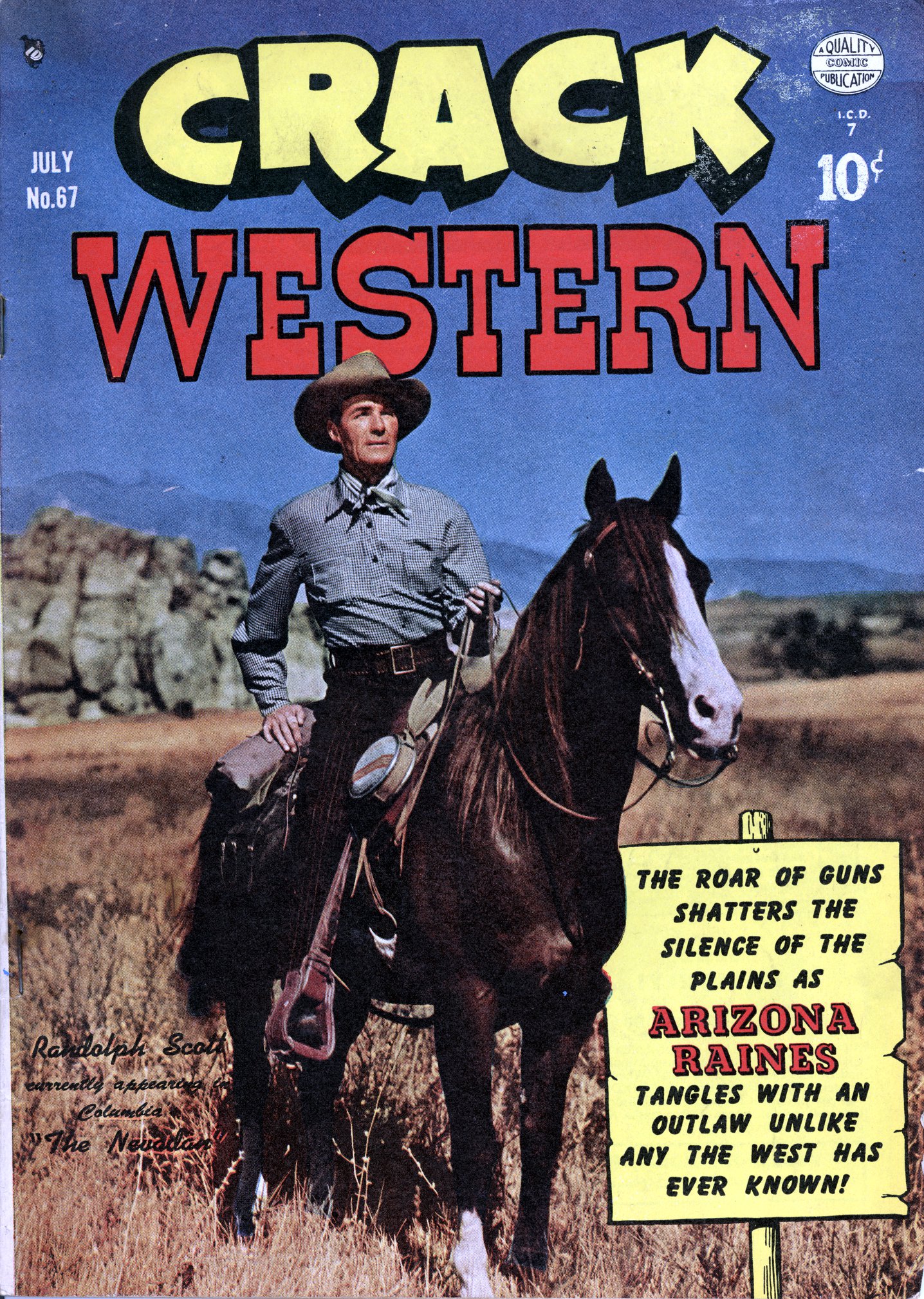 Read online Crack Western comic -  Issue #67 - 1
