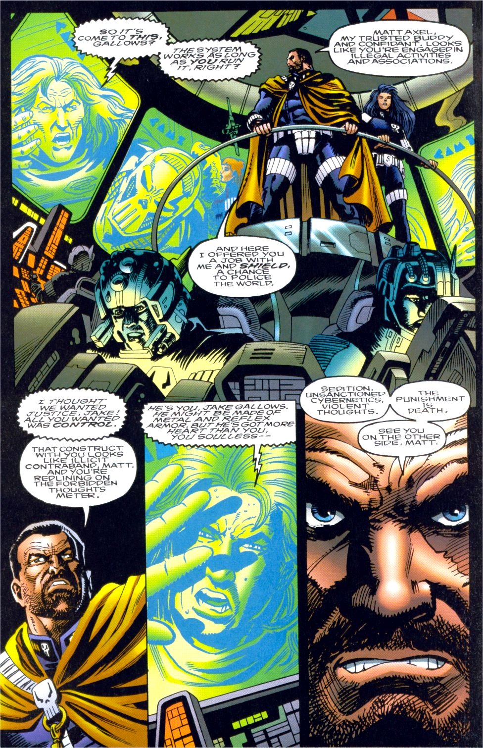 Read online Punisher 2099 comic -  Issue #30 - 5