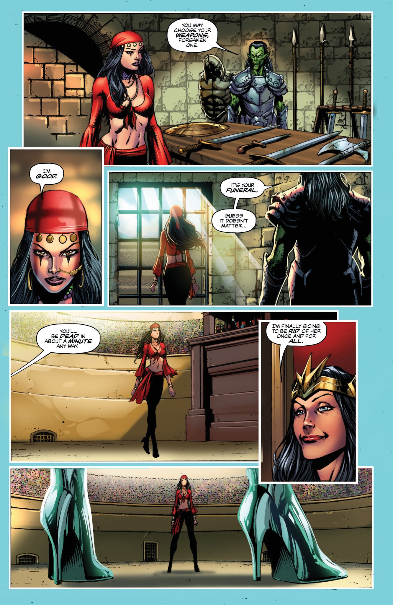 Read online Grimm Fairy Tales: Tarot comic -  Issue #2 - 22
