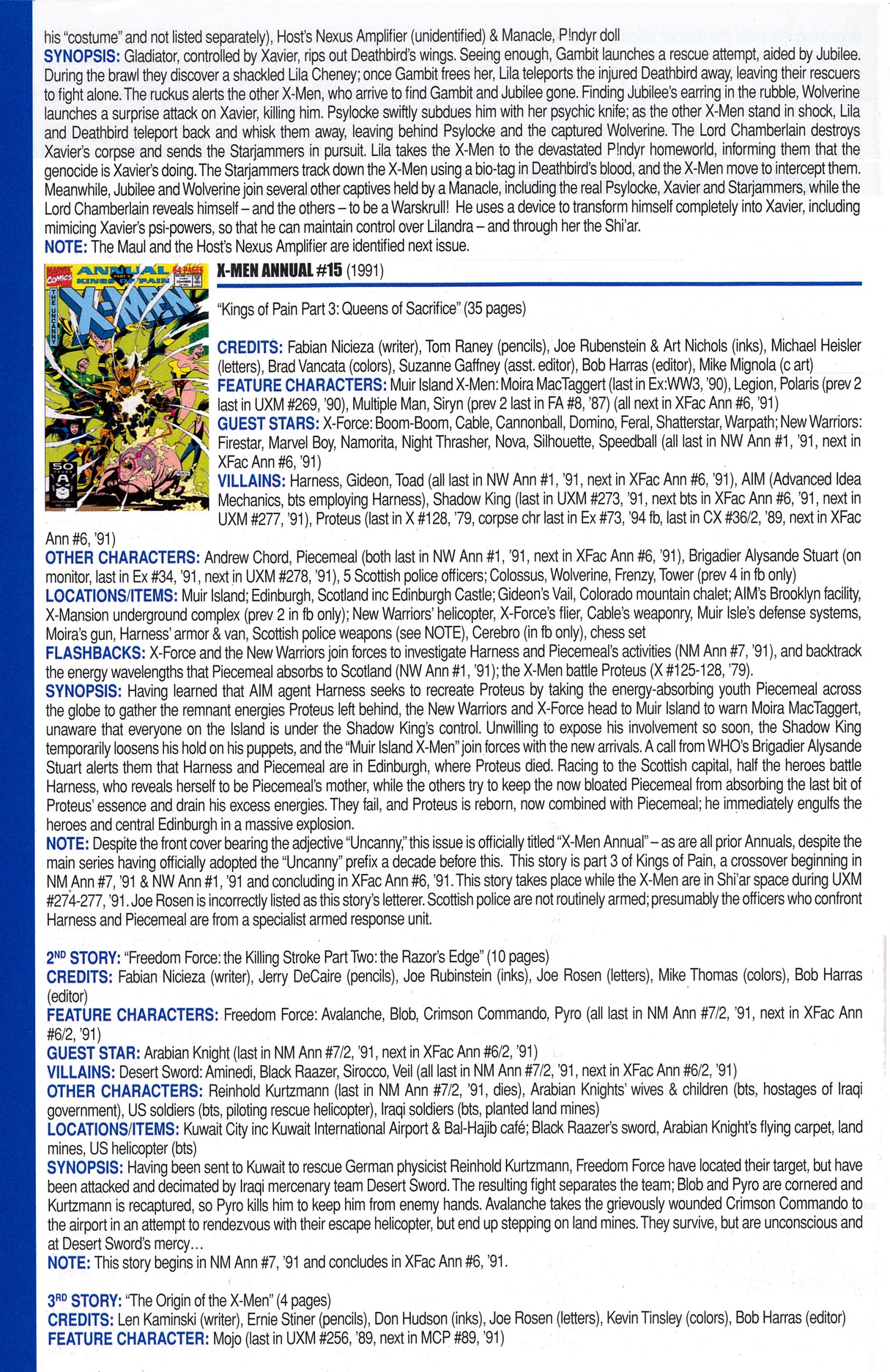 Read online Official Index to the Marvel Universe comic -  Issue #7 - 50