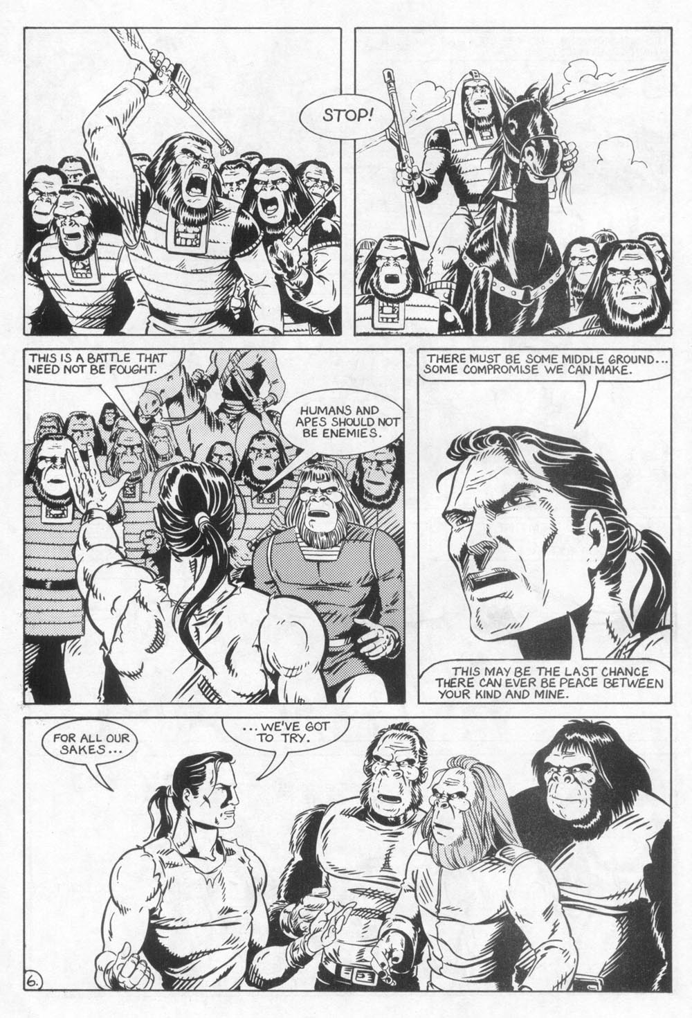 Read online Planet of the Apes (1990) comic -  Issue #24 - 8