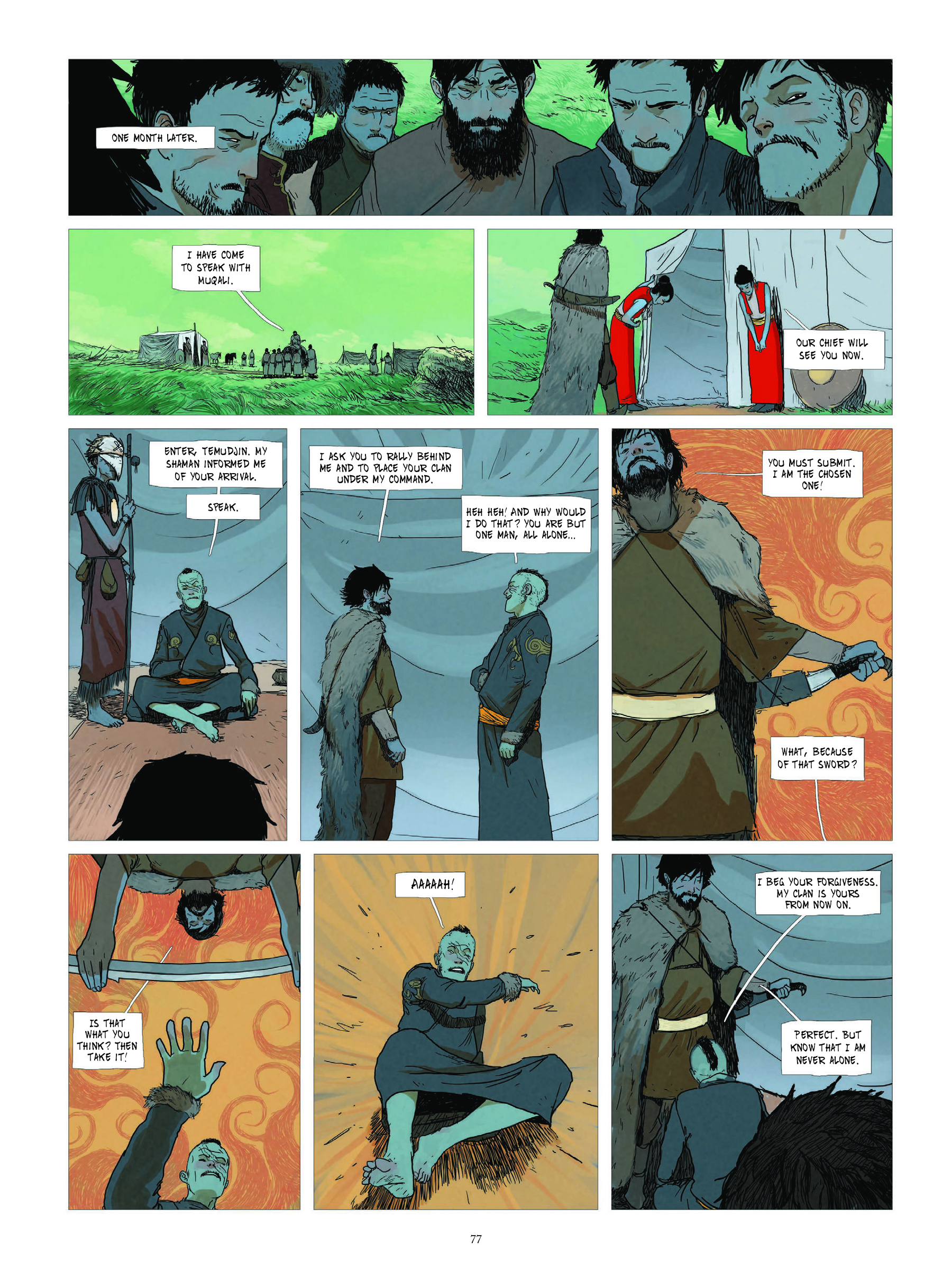 Read online Temudjin comic -  Issue # TPB (Part 1) - 77