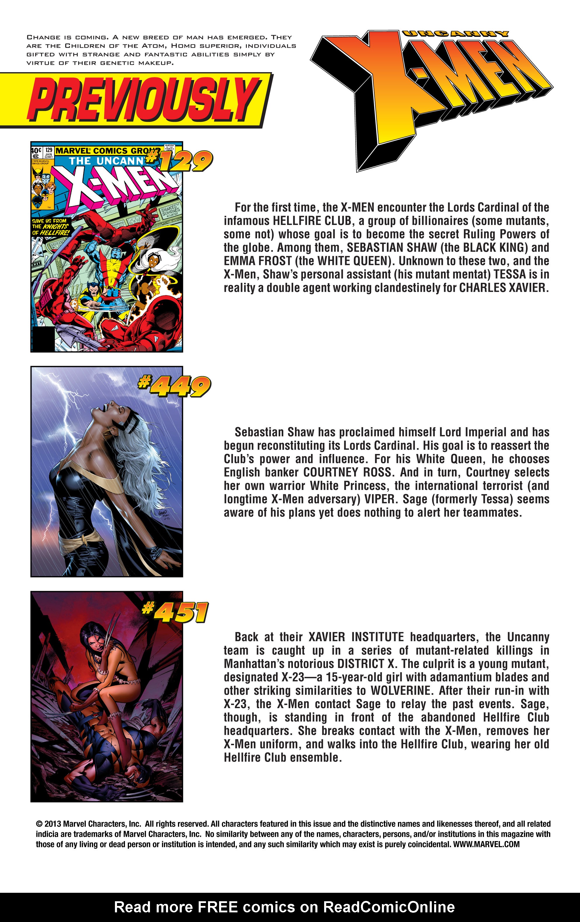 Uncanny X-Men (1963) 452 Page 1