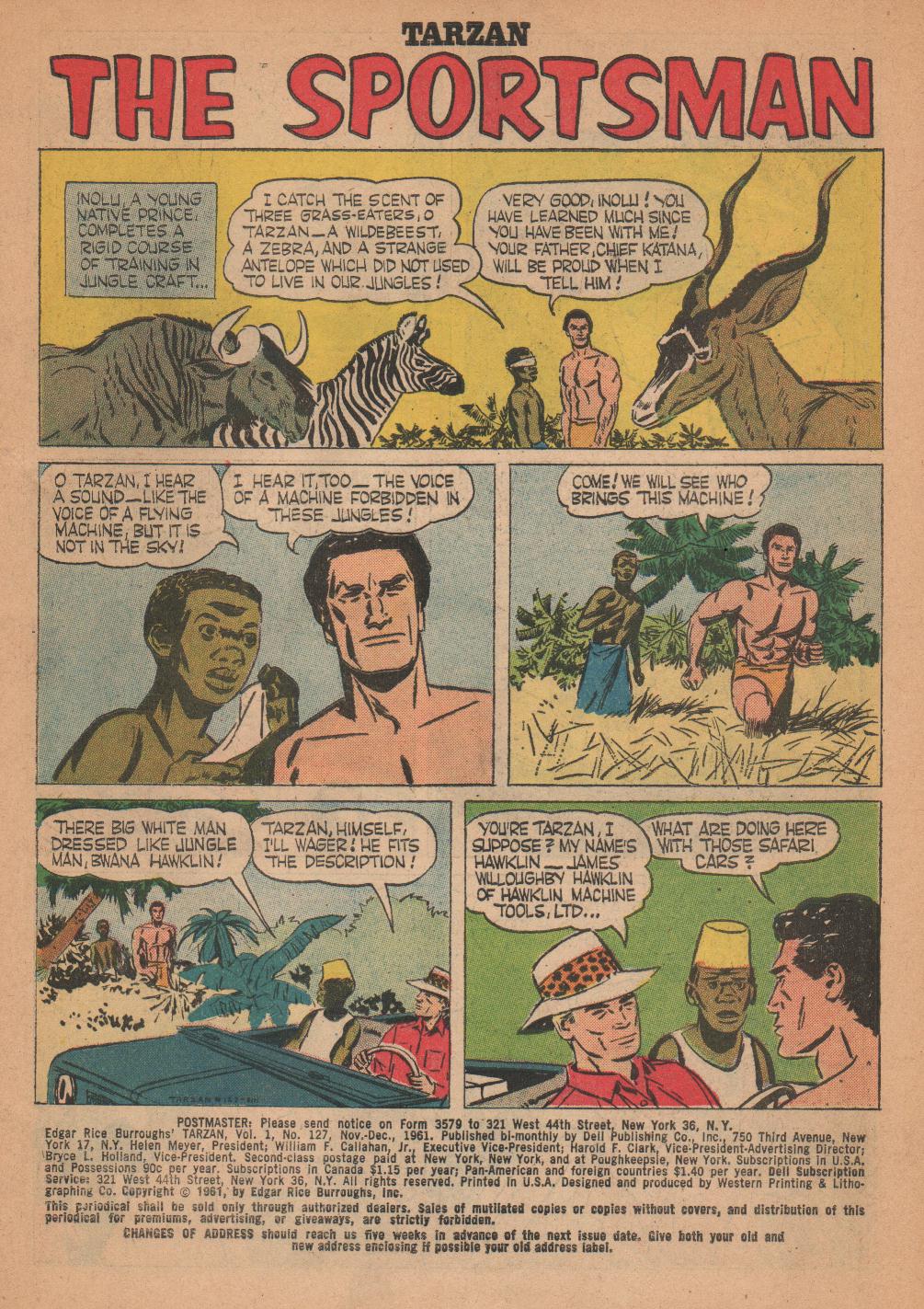 Read online Tarzan (1948) comic -  Issue #127 - 3