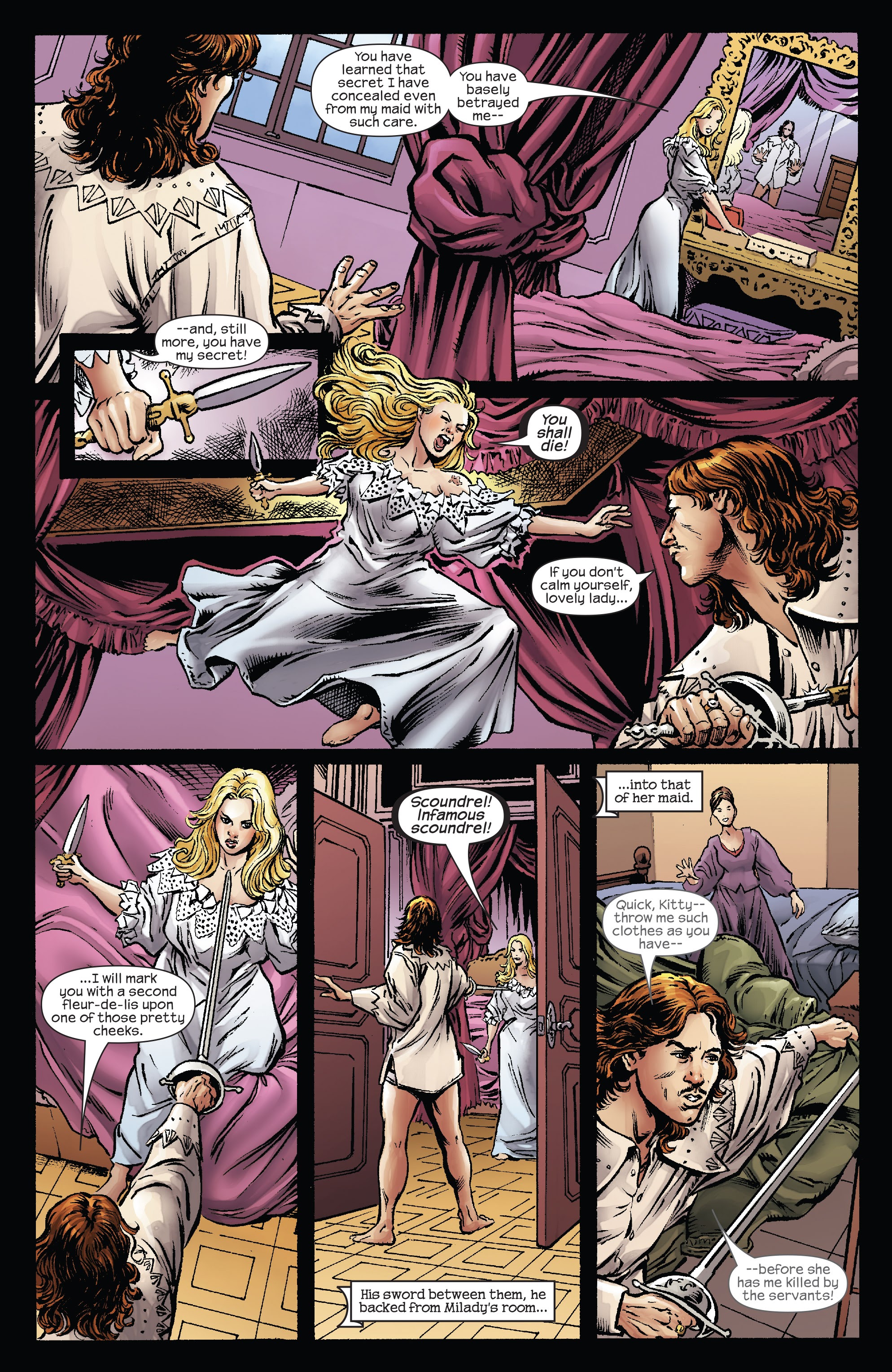 Read online Marvel Illustrated: The Three Musketeers comic -  Issue #4 - 12
