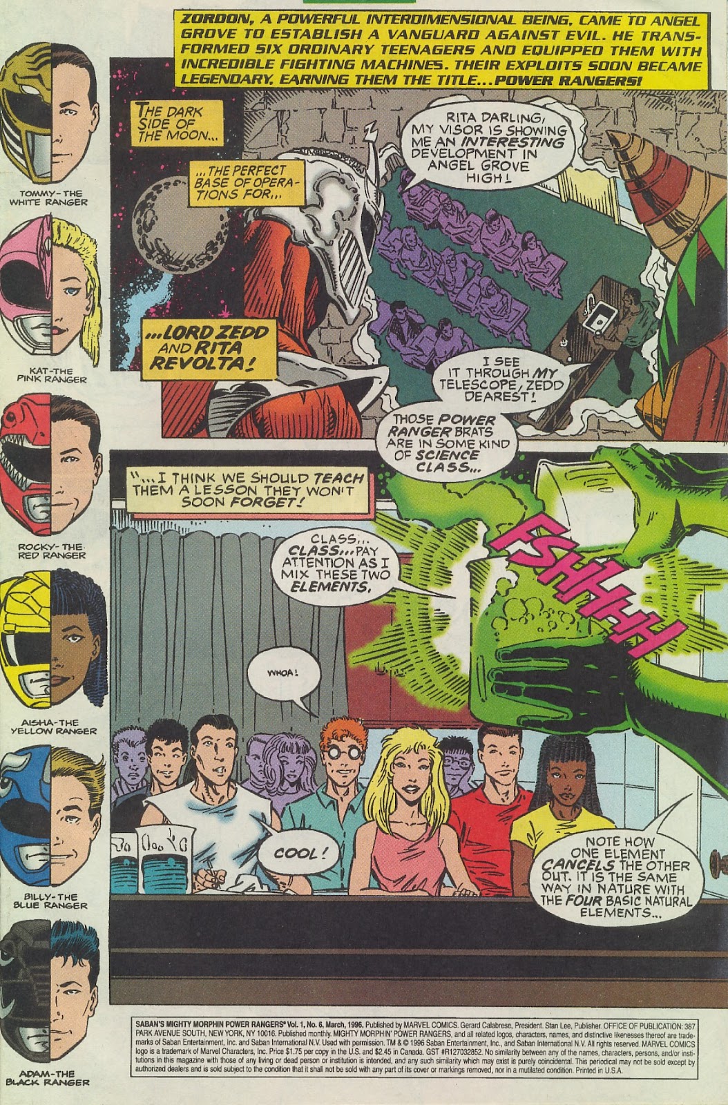 Saban's Mighty Morphin' Power Rangers (1995) issue 6 - Page 3