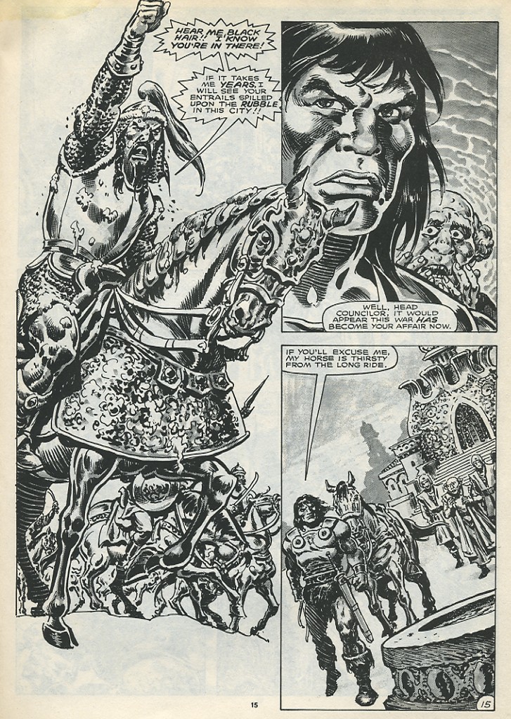 Read online The Savage Sword Of Conan comic -  Issue #173 - 17