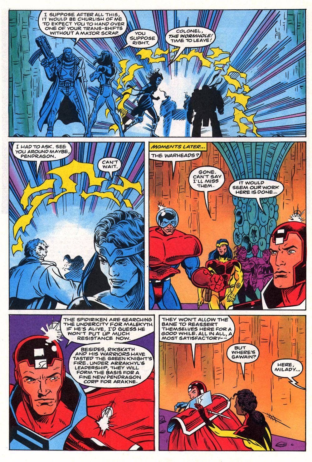 Read online Knights of Pendragon comic -  Issue #9 - 22