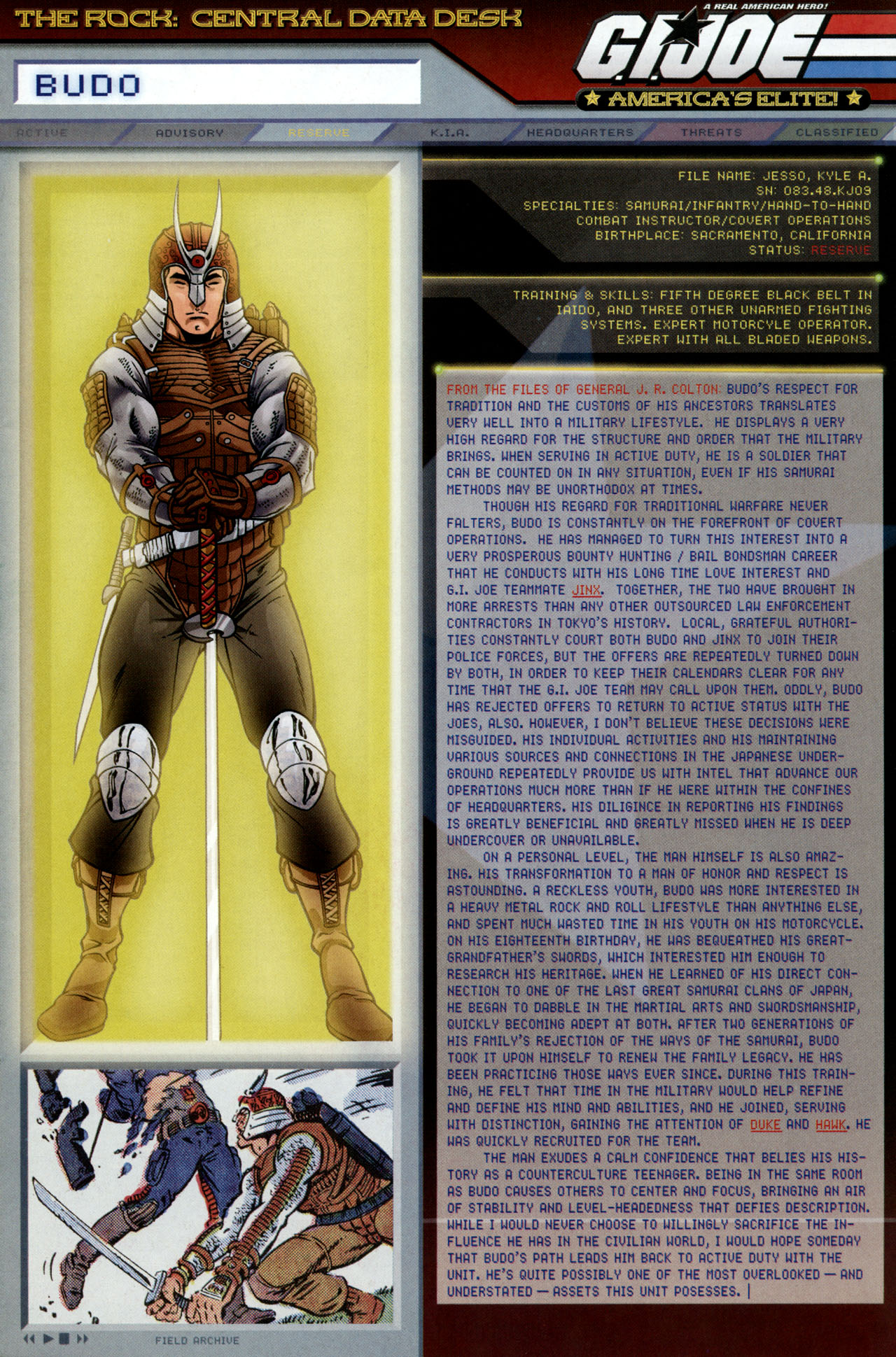 Read online G.I. Joe: Data Desk Handbook comic -  Issue #2 - 9