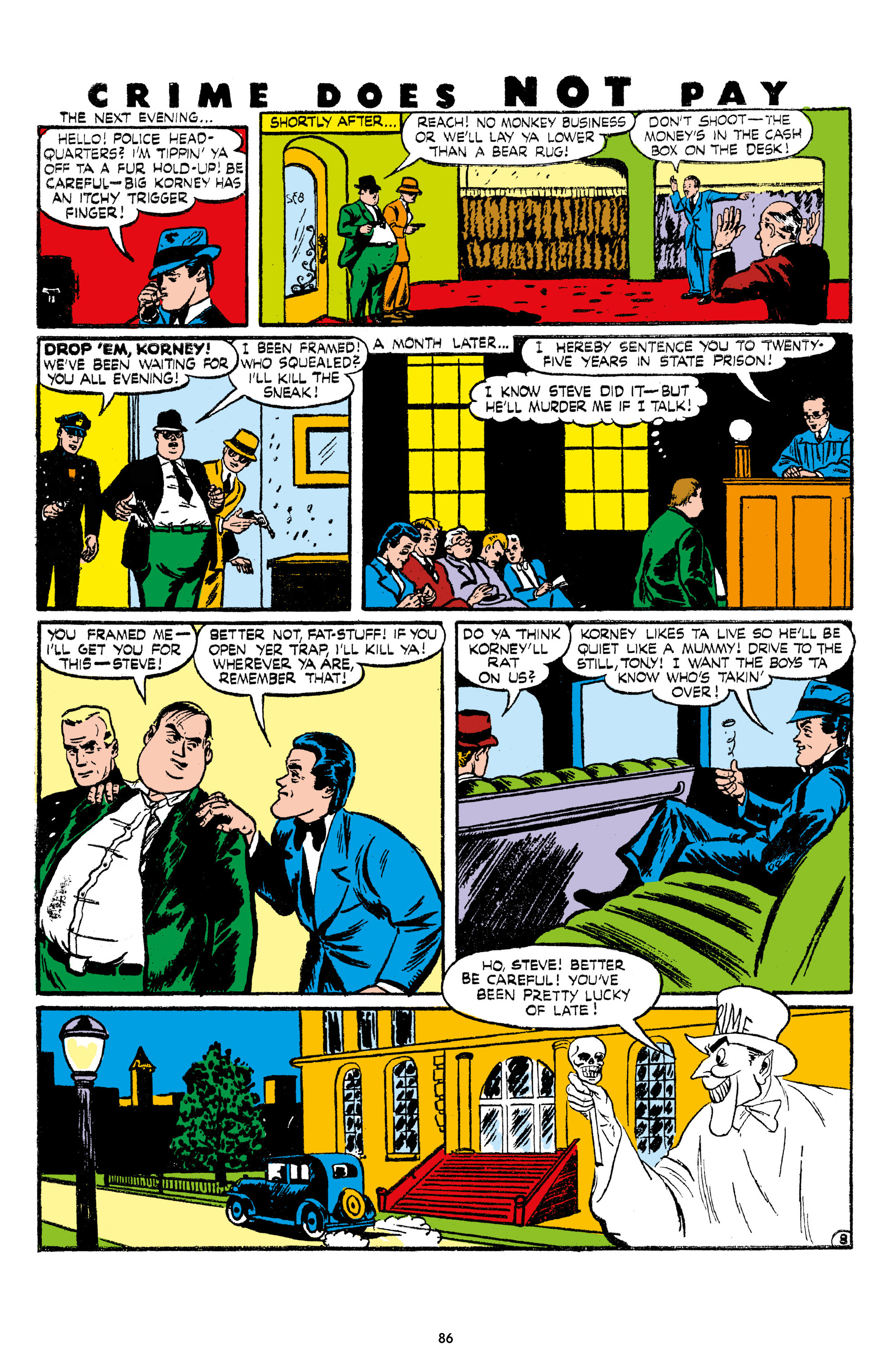 Read online Crime Does Not Pay Archives comic -  Issue # TPB 7 (Part 1) - 88