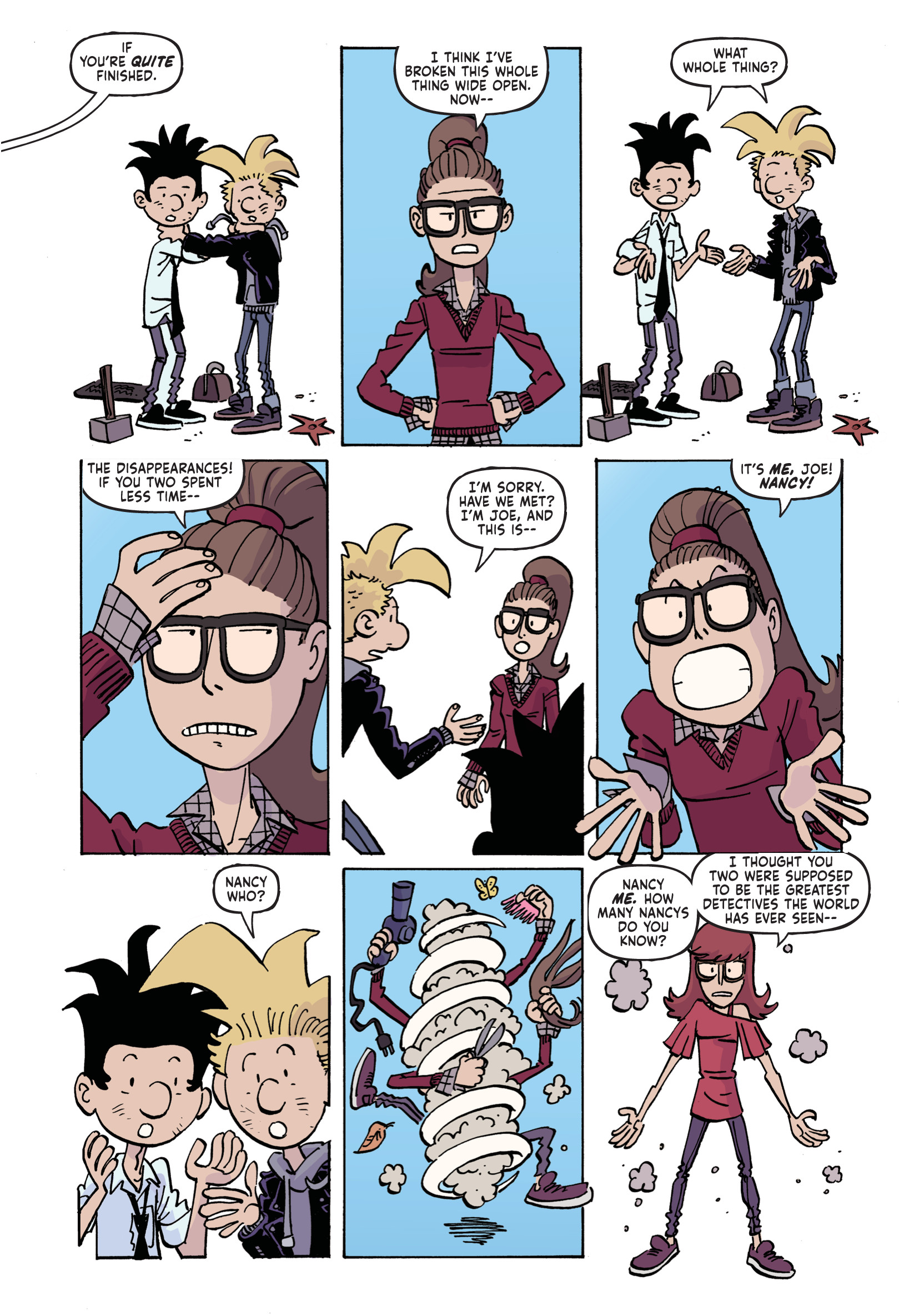 Read online Nancy Drew & the Hardy Boys: The Mystery of the Missing Adults! comic -  Issue # TPB - 41
