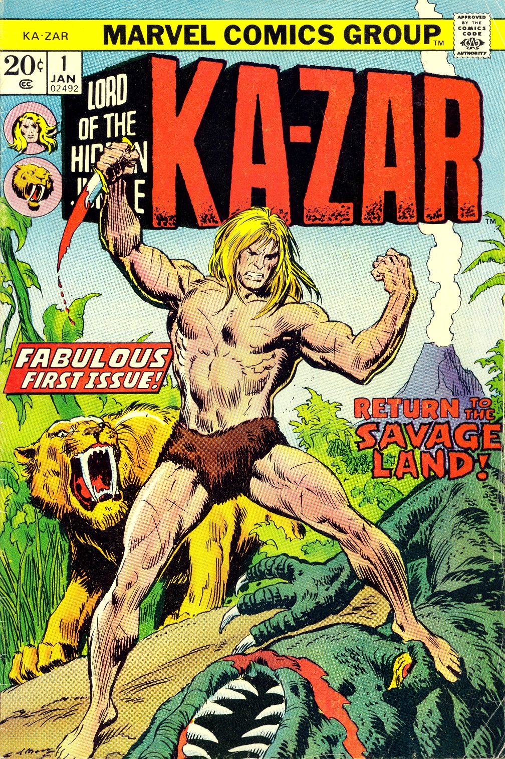 Read online Ka-Zar comic -  Issue #1 - 1