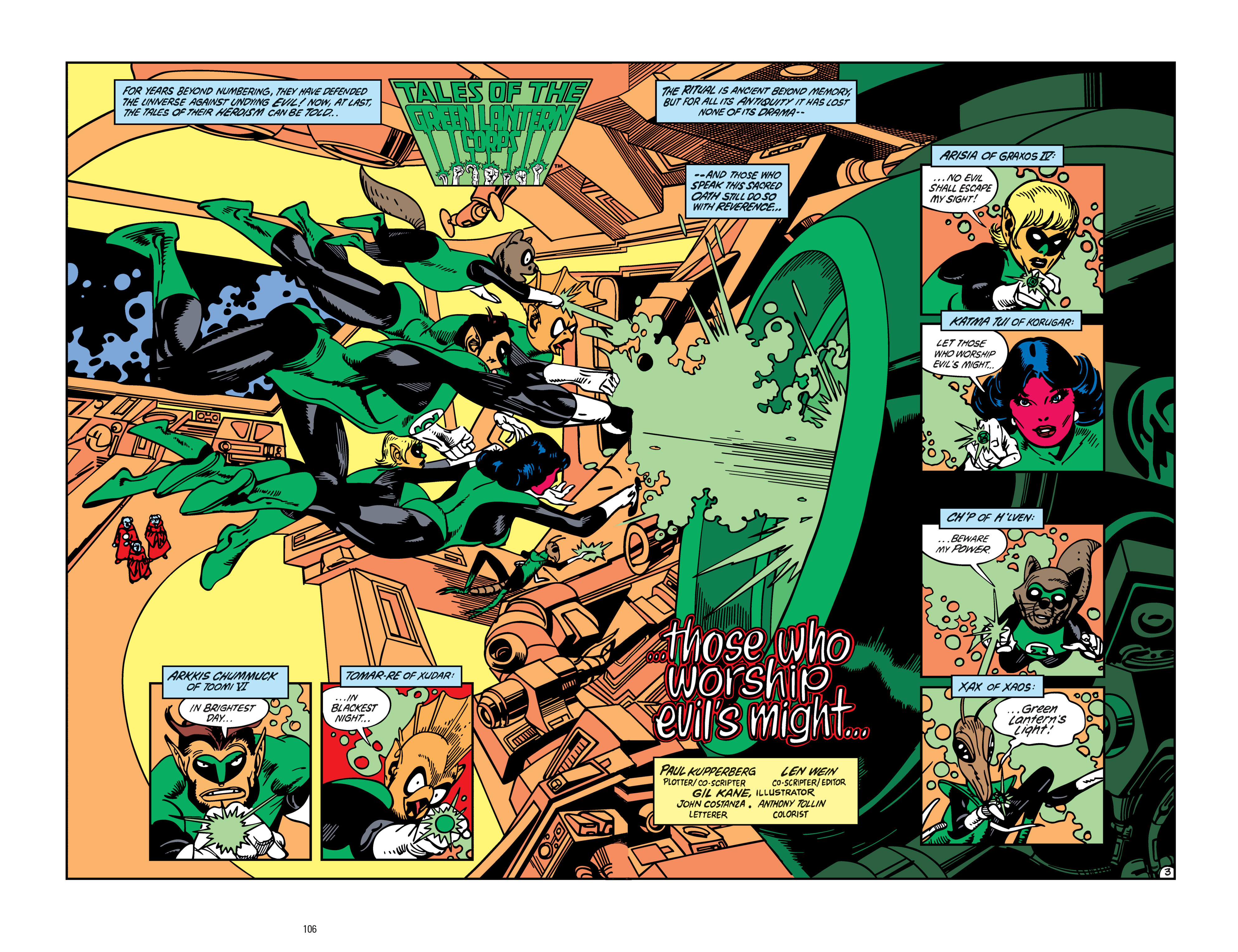 Read online Tales of the Green Lantern Corps comic -  Issue # _TPB 2 - 105