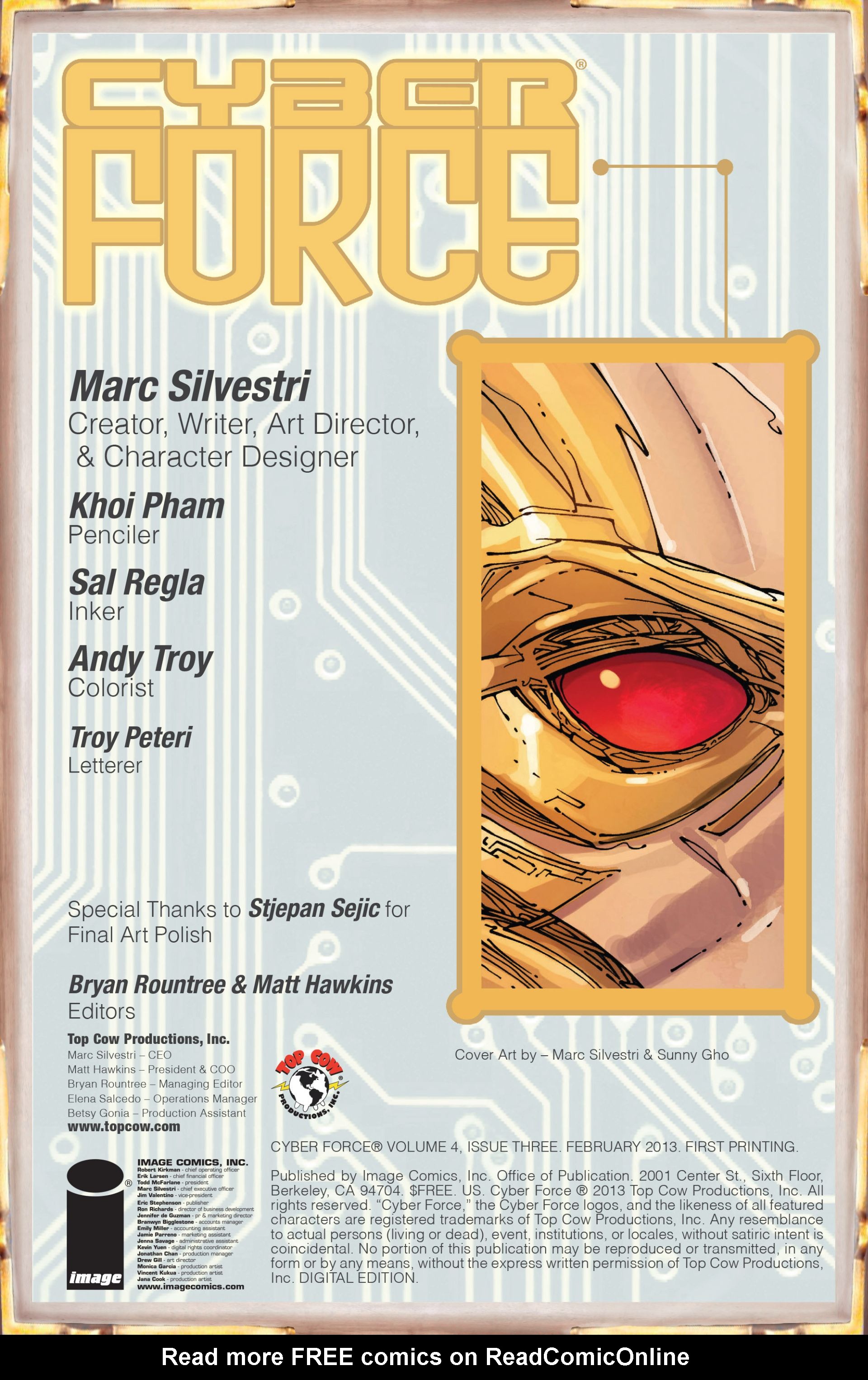 Read online Cyberforce (2012) comic -  Issue #3 - 2
