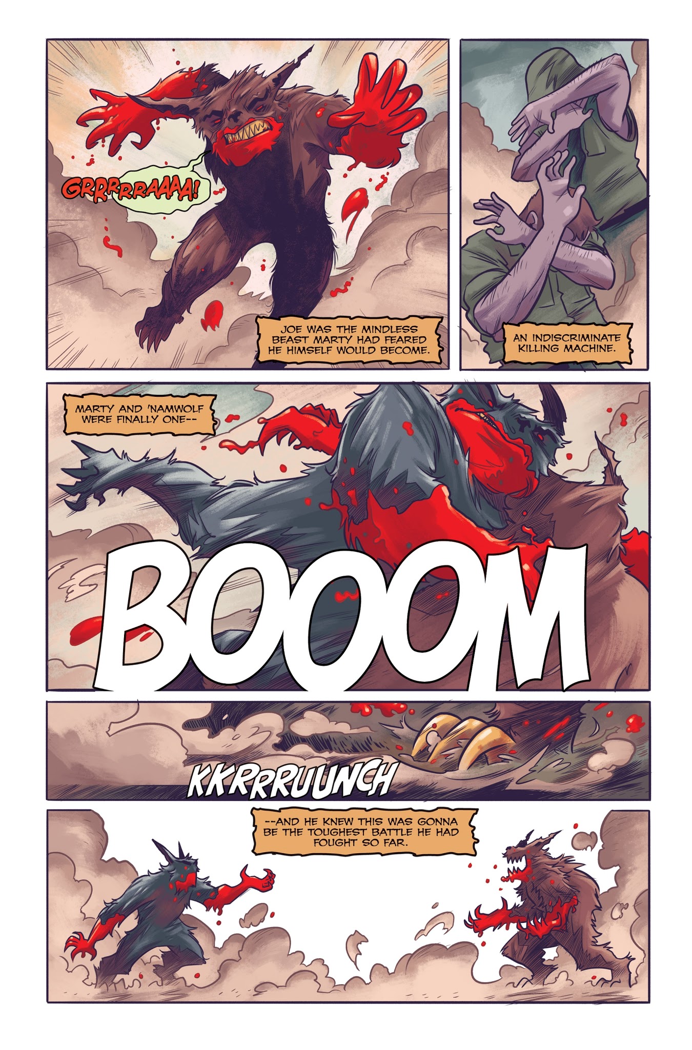 Read online 'Namwolf comic -  Issue #4 - 17